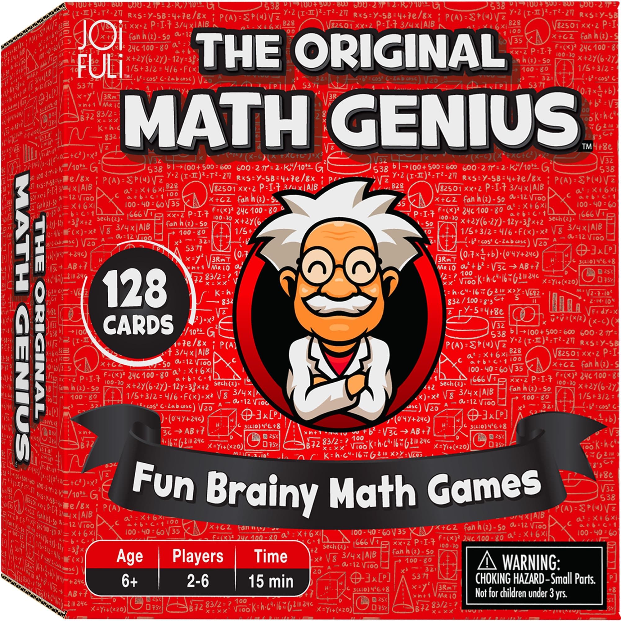 The Original Math Genius Game: an Educational Board Game of Addition, Subtraction, Multiplication, and Division for Kids Ages 6 Years and Up