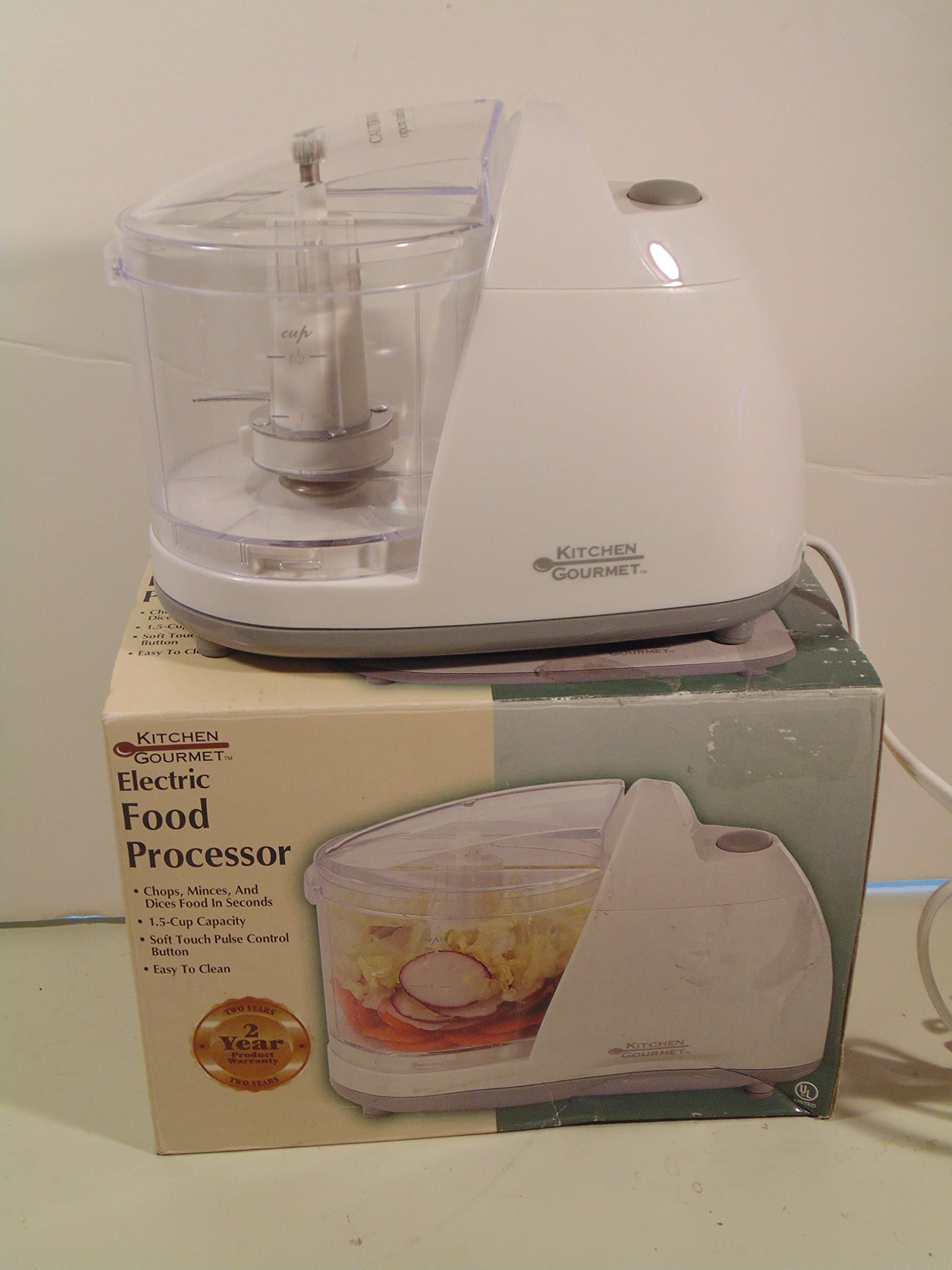 Electric Food Processor 1.5 Cup Capacity