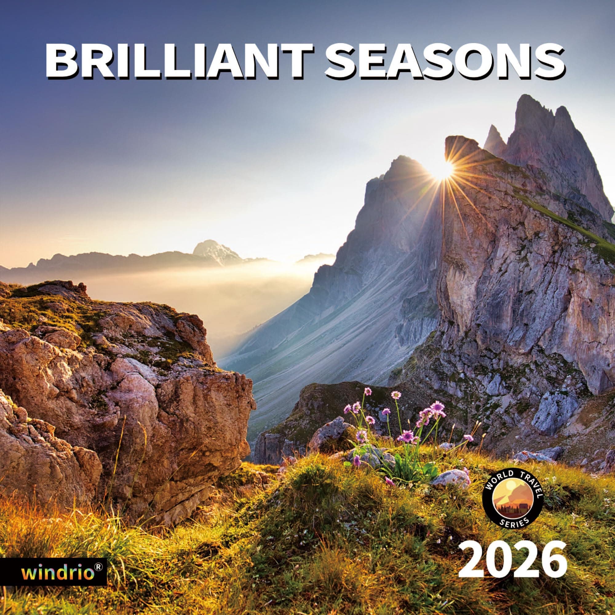 2024 2025 Wall Calendar, 18 Months July 2024 - December 2025, Wall Calendar Brilliant Seasons, 12" x 24" Opened,Full Page Months Thick & Sturdy Paper for Gift Kids Teen Calendar Organizing & Planning