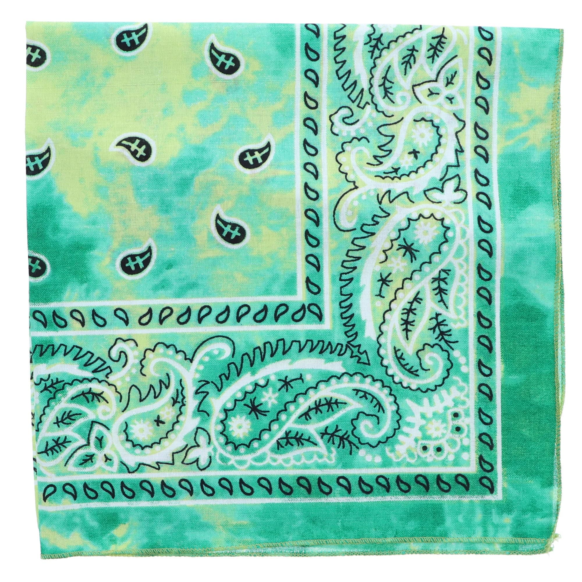 Motique Accessories Tie Dye Paisley Bandana