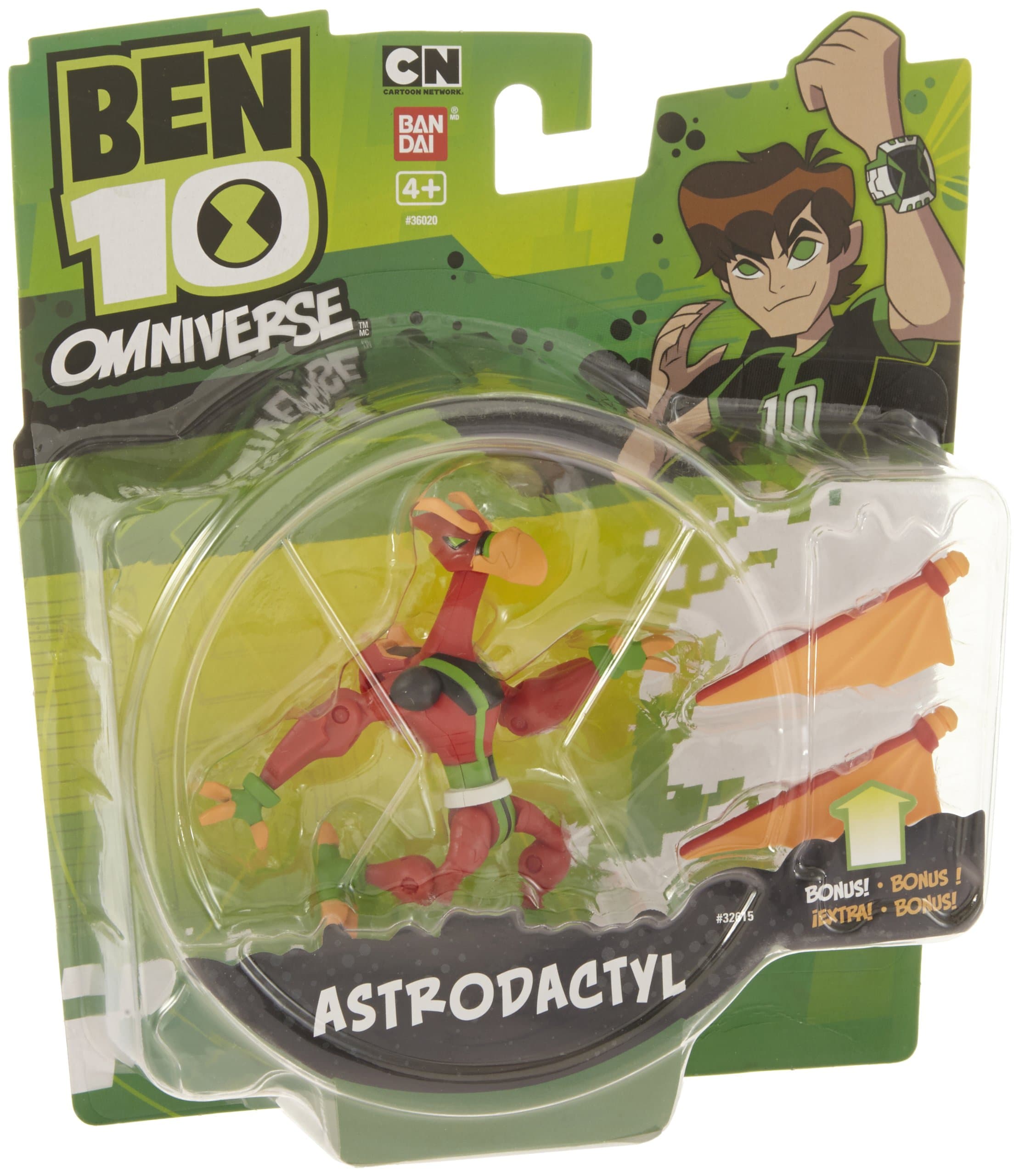 Ben 10 Omniverse 4-inch Figure - Astrodactyl with Wing, Multi Color