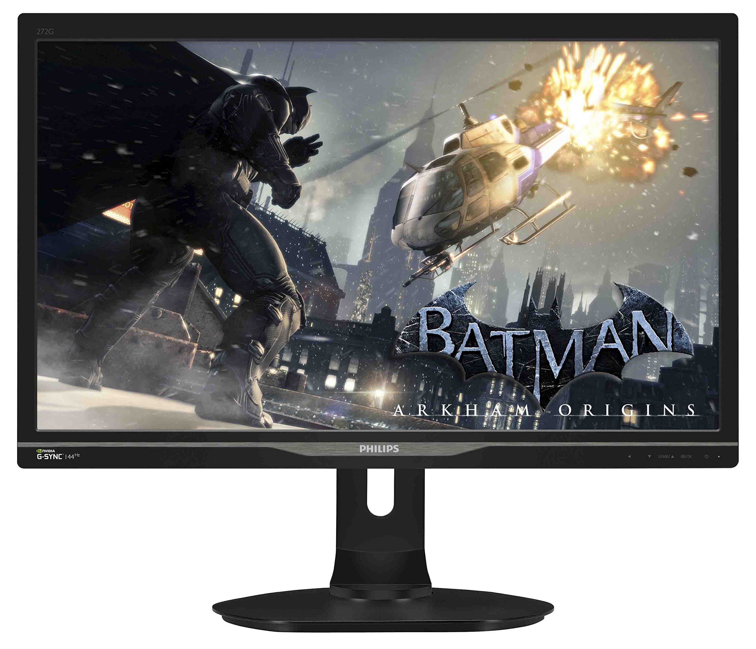 PHILIPS 272G5DYEB 27-Inch G-Sync Ultimate Performance Gaming Monitor 144hz, 1MS, 3D Ready