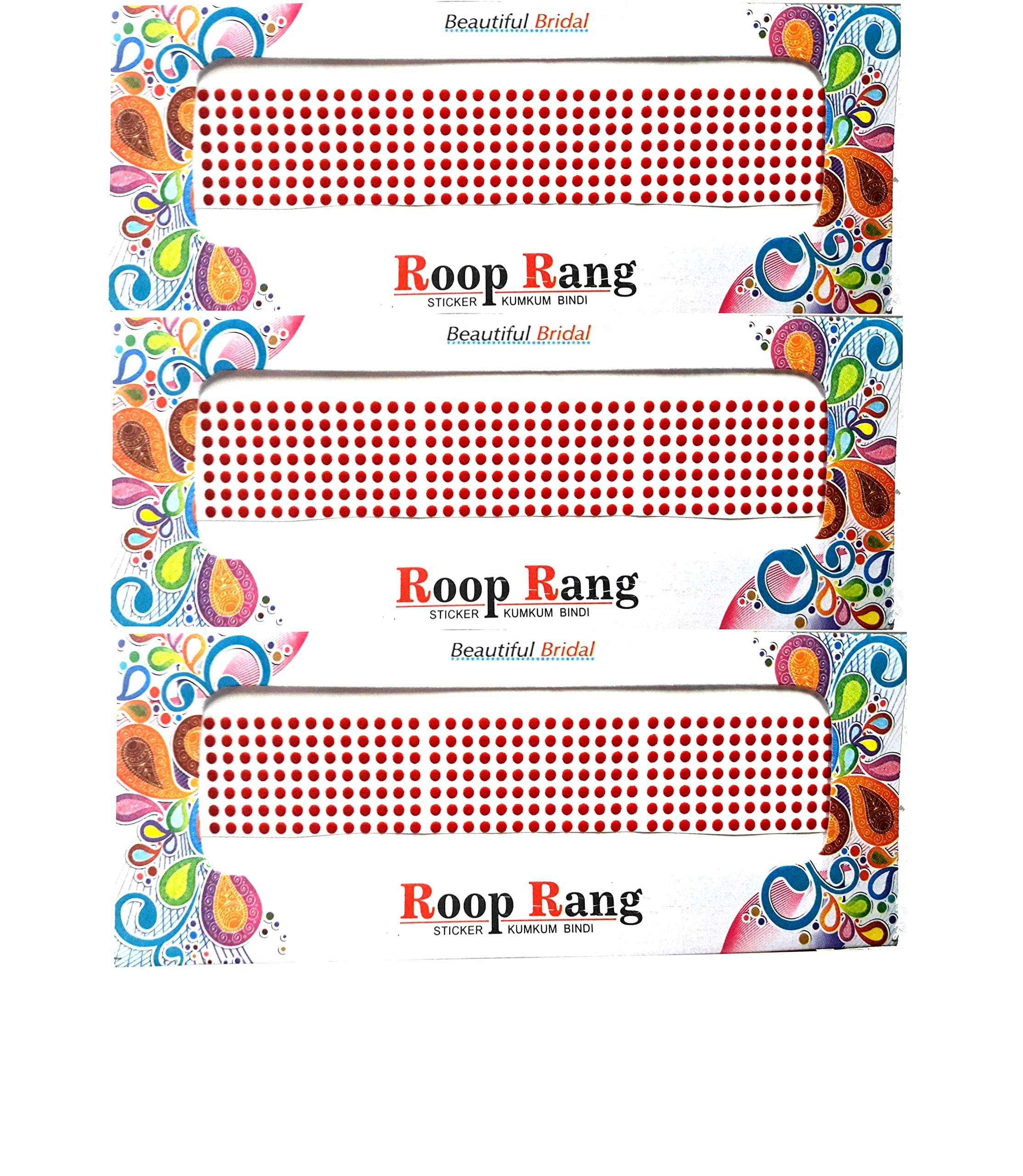 Glamyou Maroon Bindis Round Shape Velvet Small Bindi Tikka for Girls Women Ladies set of 3