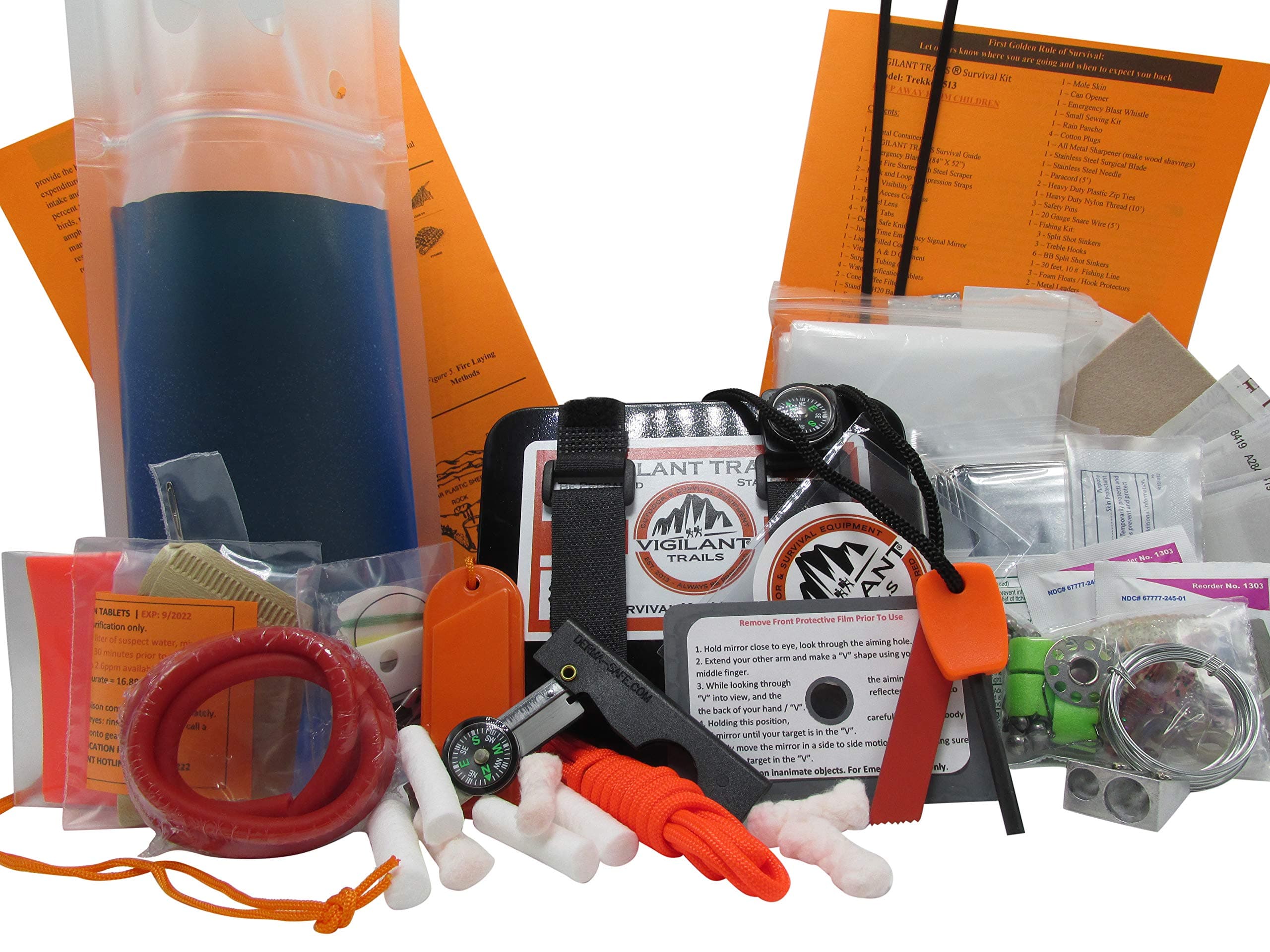 Vigilant Trails Pre-Packed Survival Kit Model Trekker-513