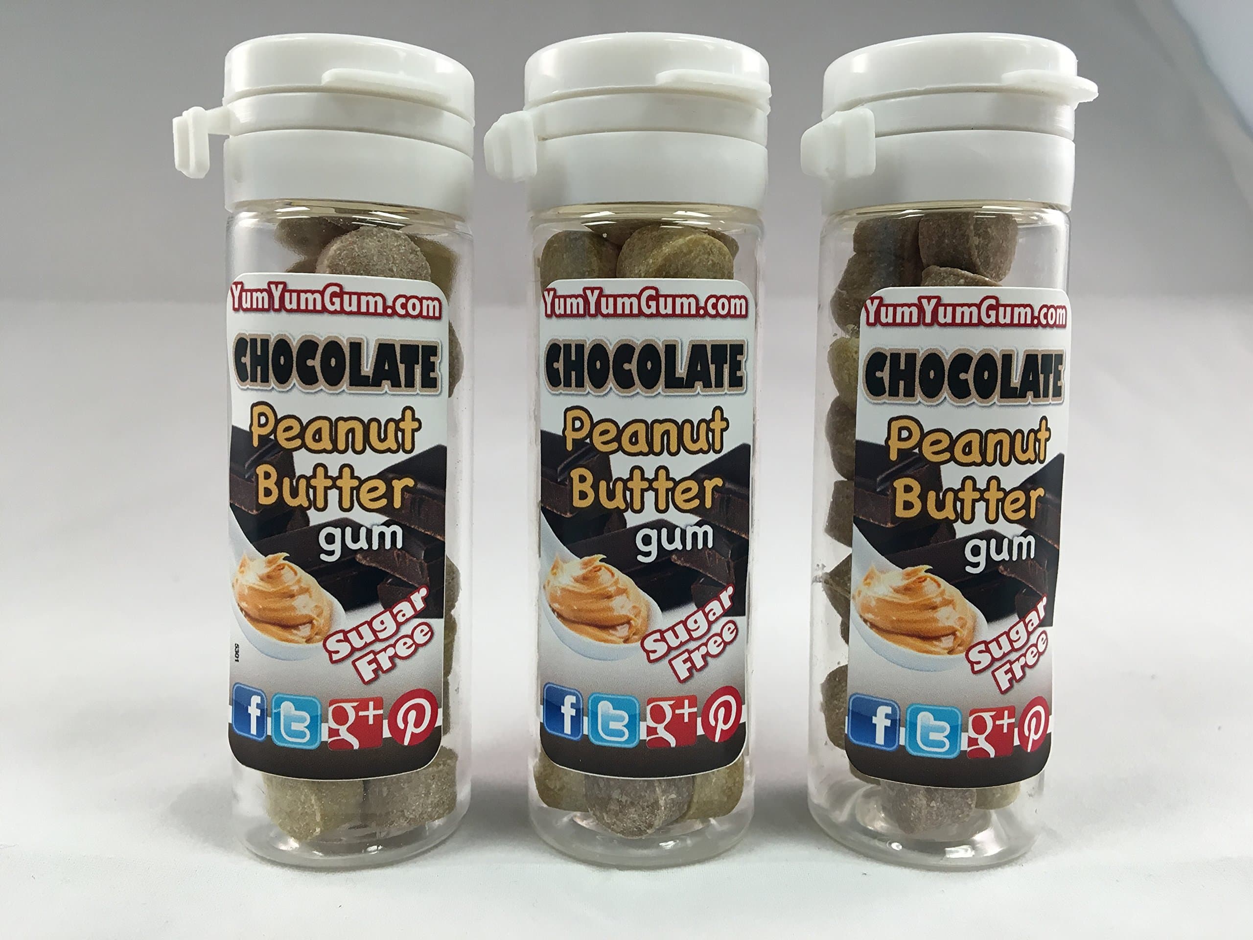 Yum Yum Gum (Chocolate Peanut Butter) Three Pack