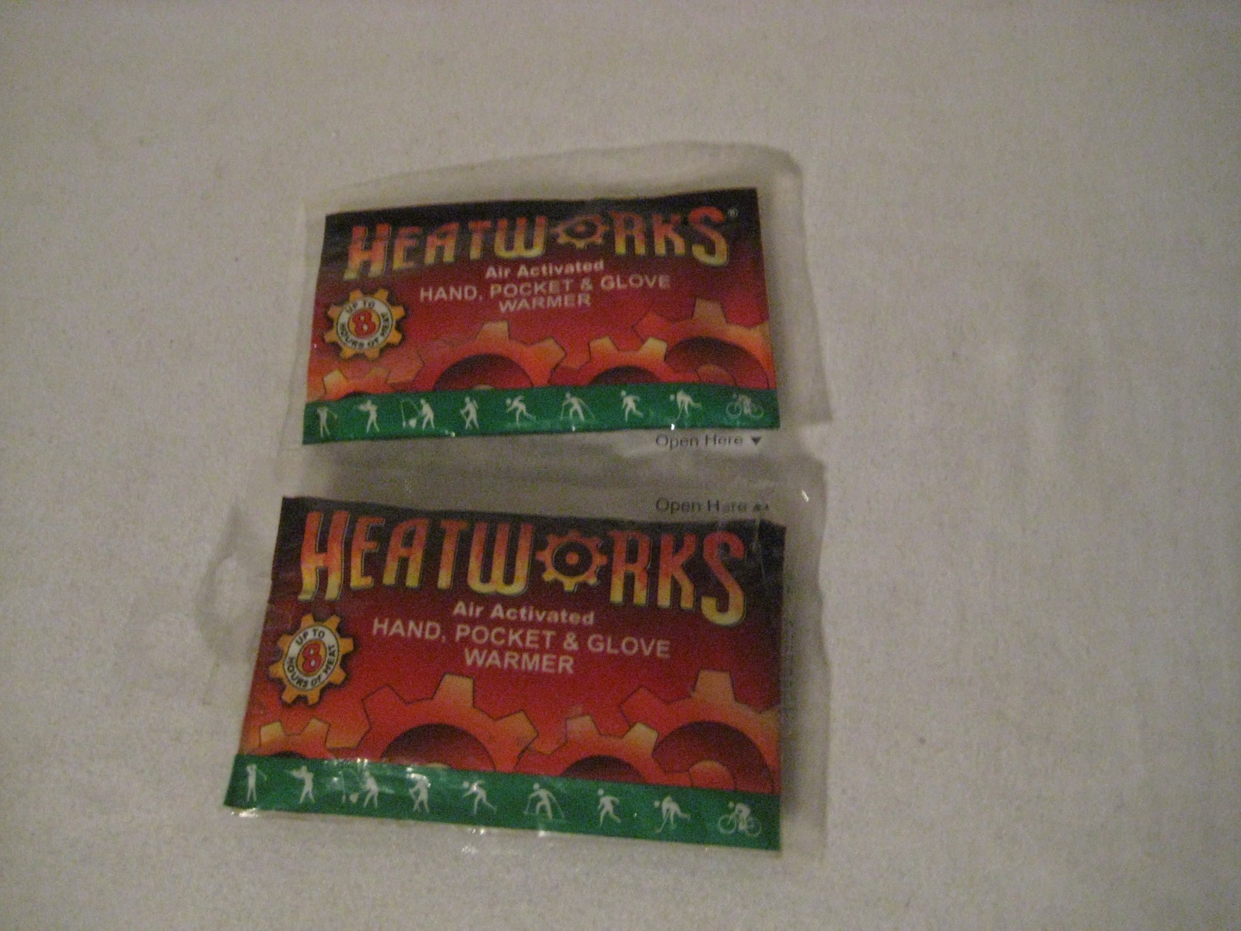 Ammex Heatworks HW1 Air-Activated Emergency Hand, Pocket and Gloves Warmer, 4" Length x 2" Width (2 Pack)