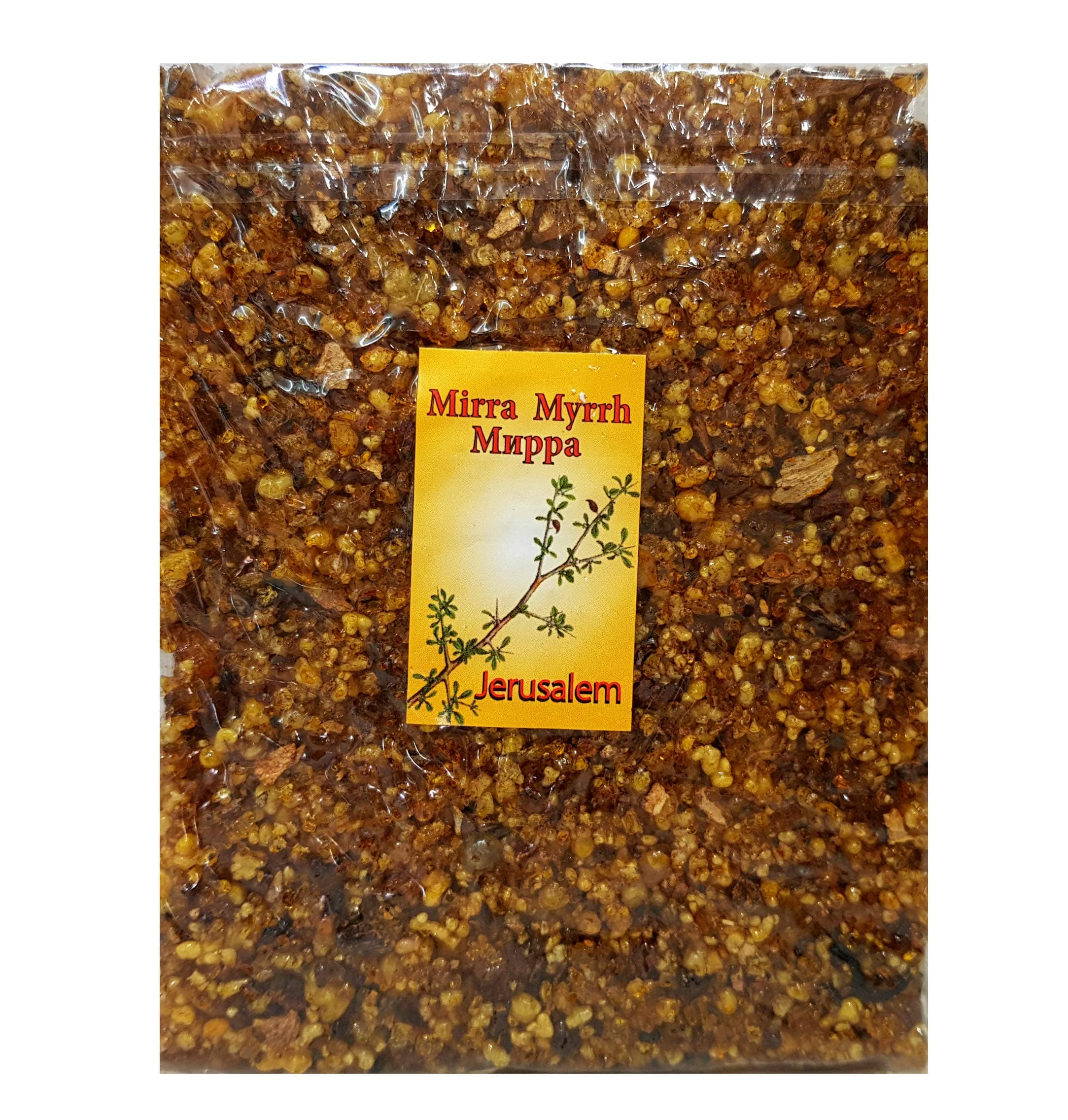 Jerusalem Frankincense Myrrh Incense Aromatic Resin of The Holy Land 3.5 oz / 100 g