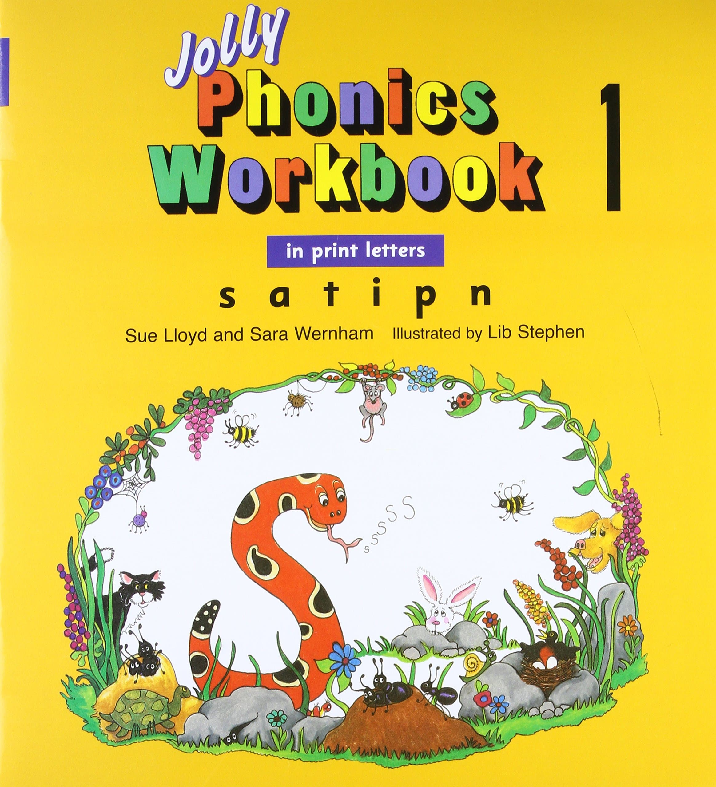 Jolly Phonics Workbook 1: In Print Letters: S, A, T, I, P, N