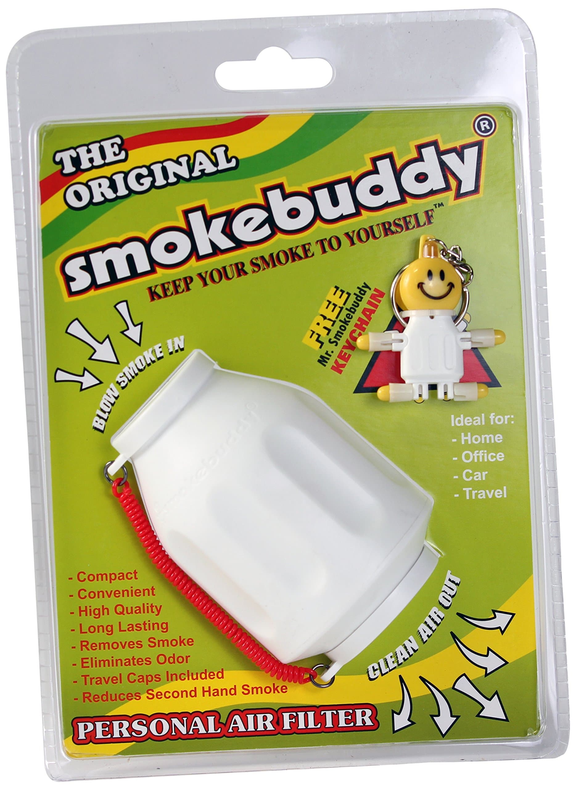 smokebuddy Smoke Buddy 0159-WHT Personal Air Filter, White
