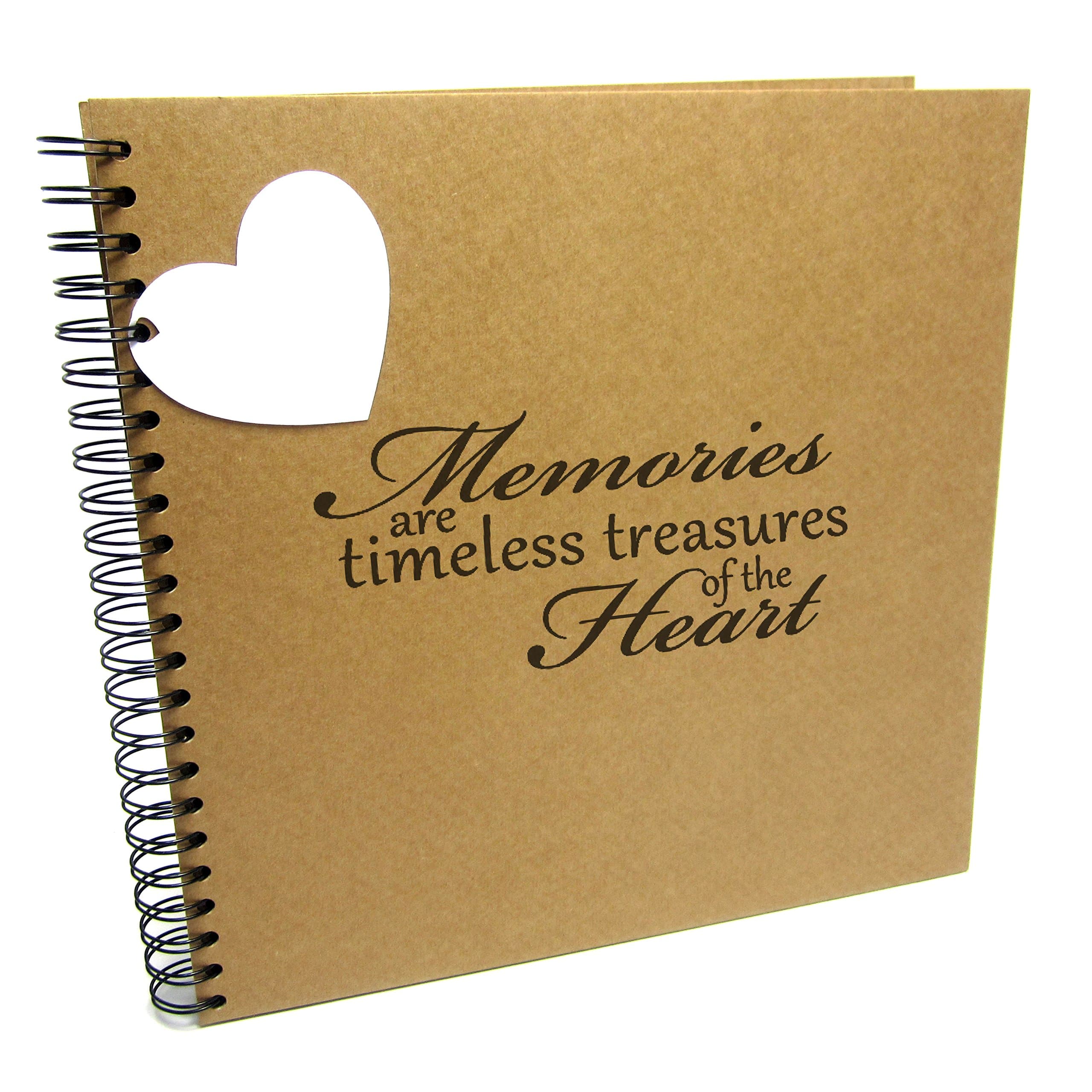A3/XL Square Memories, Scrapbook, Card Pages, Photo Album, Keepsake, Landscape (XL Square (Black Pages))