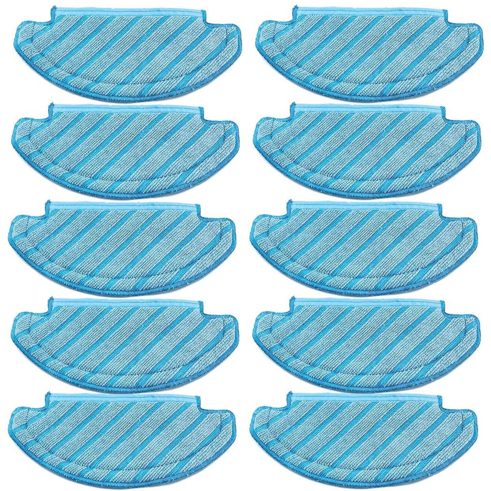 Chuancheng 10Pcs Mop Cloths Cleaning Pads For Ecovacs Deebot T8 AIVI T8 Max and T8 Series/ T9 Series/ N8 Pro Plus/ N8 Pro Vacuum Cleaner Accessories