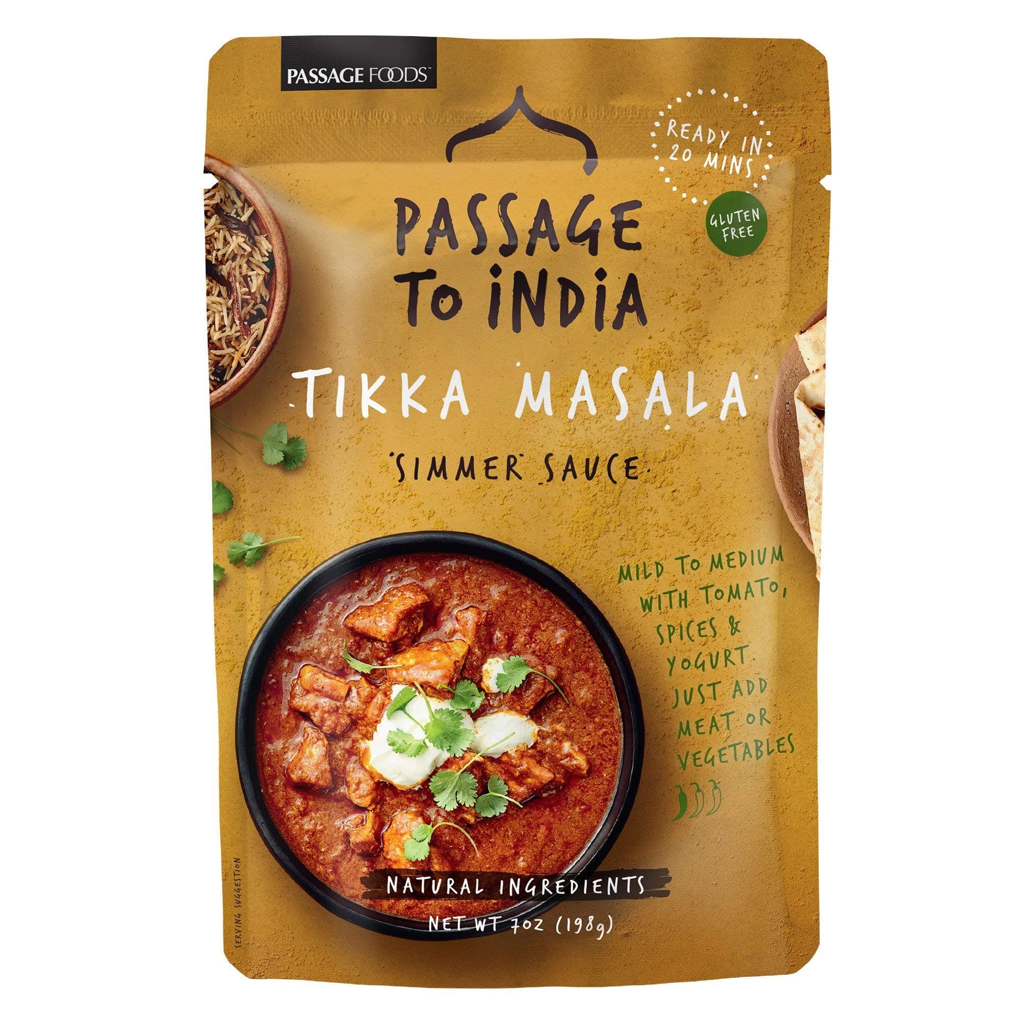 Tikka Masala Simmer Sauce, 7 Ounce - 6 per case.