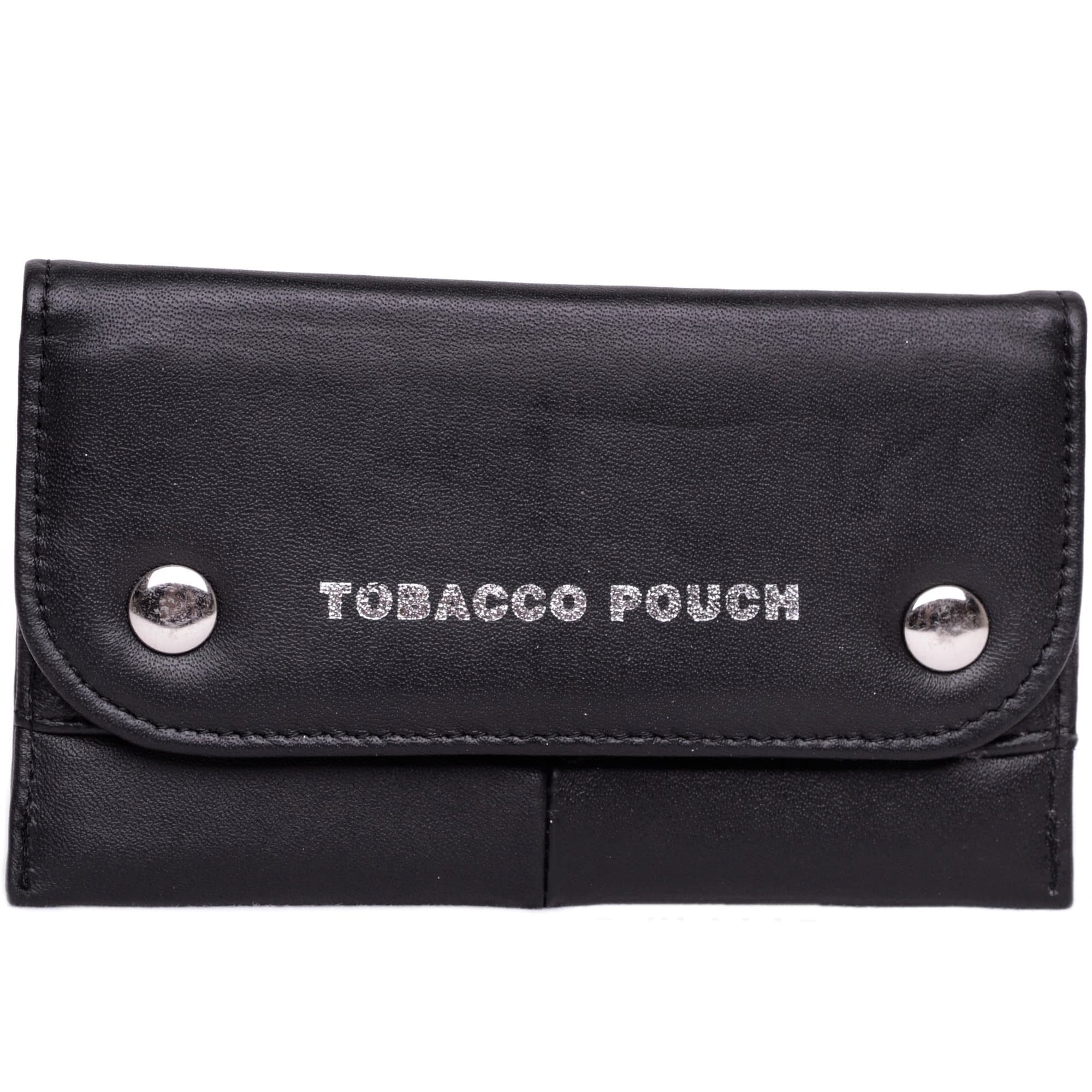 Mens 100% Soft Leather Tobacco Pouch/Holder Fully Lined