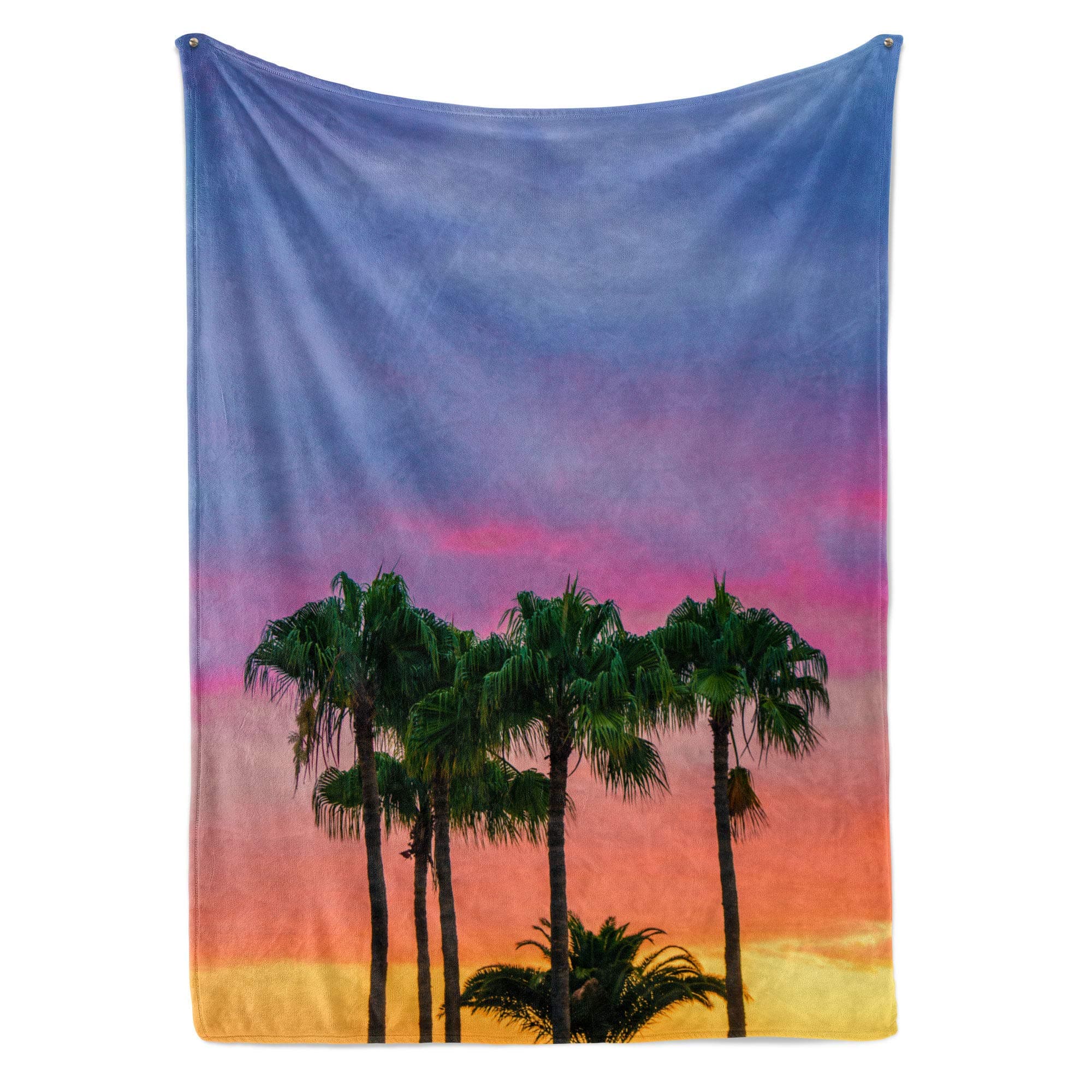 SimbaDeco Tapestry Water-Color Painting Hippy Nature and Landscape Wall Hanging Flower and Bird Pattern Tapestries Wall Decor Deer Horns Nature Inspired Wall Art for Bedroom 59x84 Inch Blue