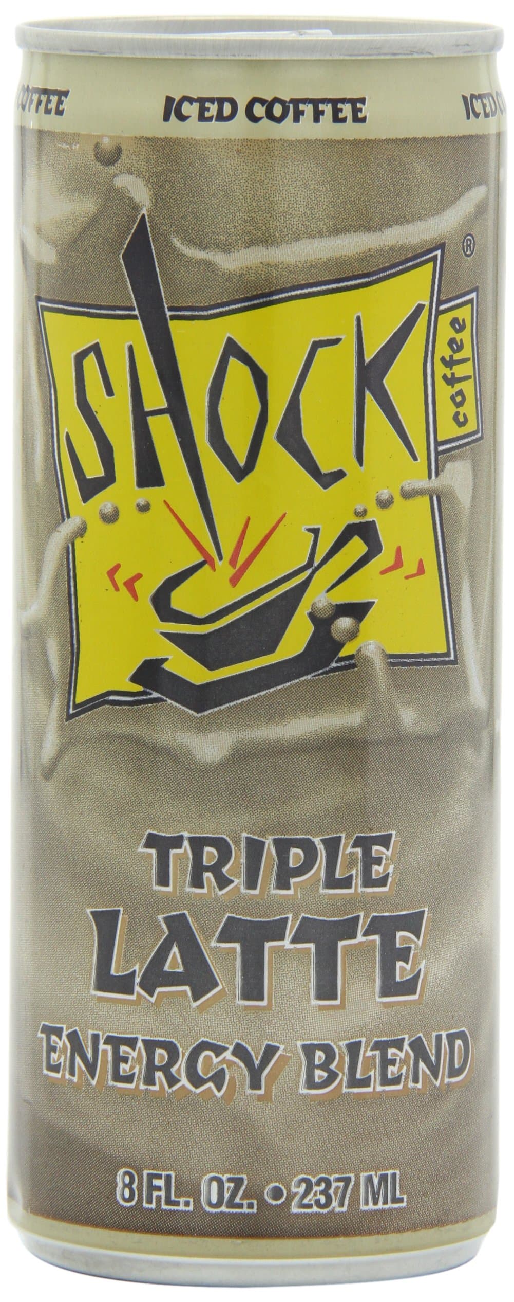 Shock Coffee Triple Latte, 8-Ounce Cans (Pack of 24)