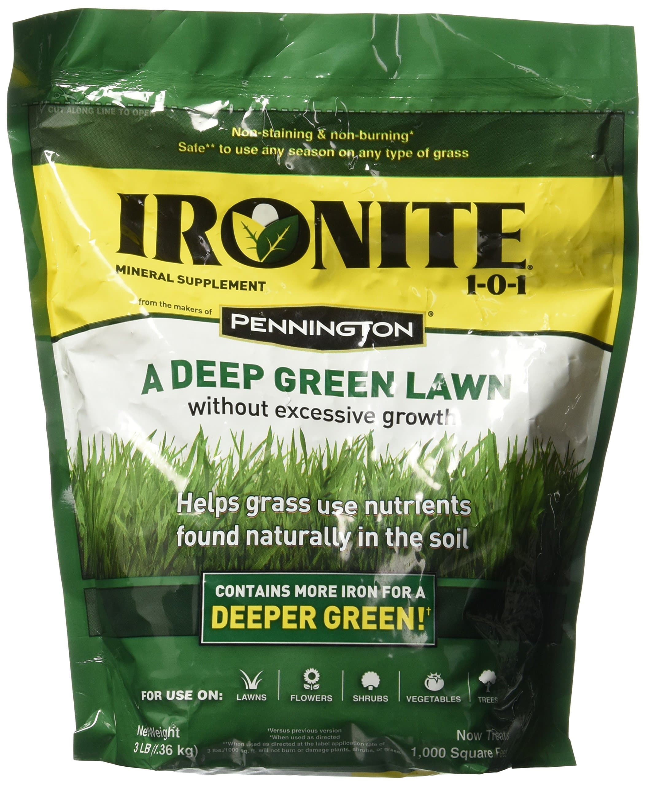 Ironite 100519429 1-0-1 Mineral Supplement/Fertilizer, 3 lb