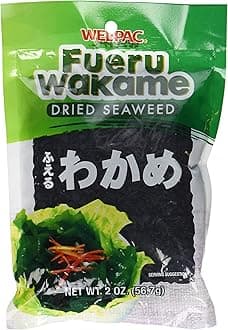 Wel-Pac - Fueru Wakame (Dried Seaweed) Net Wt. 2 Oz. (Pack of 2)