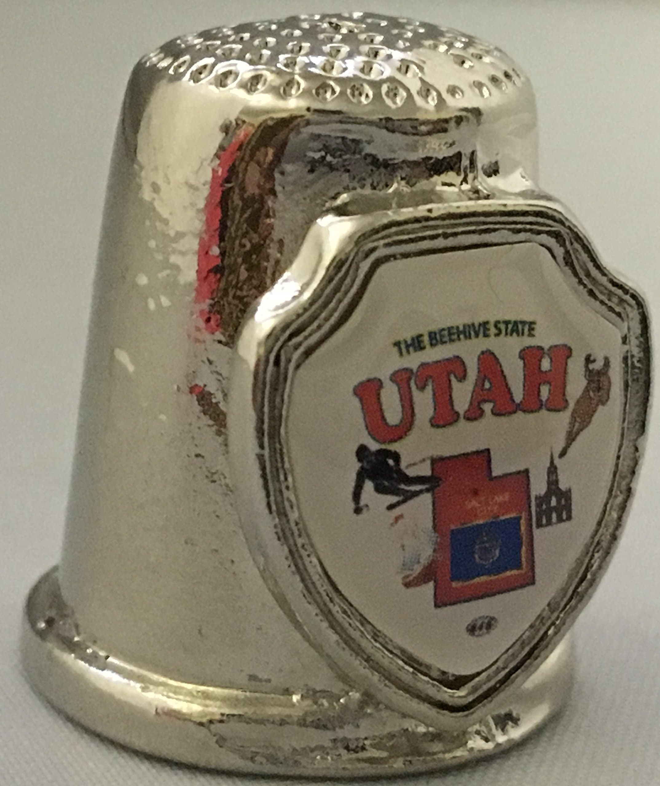 Souvenir Thimble - Utah