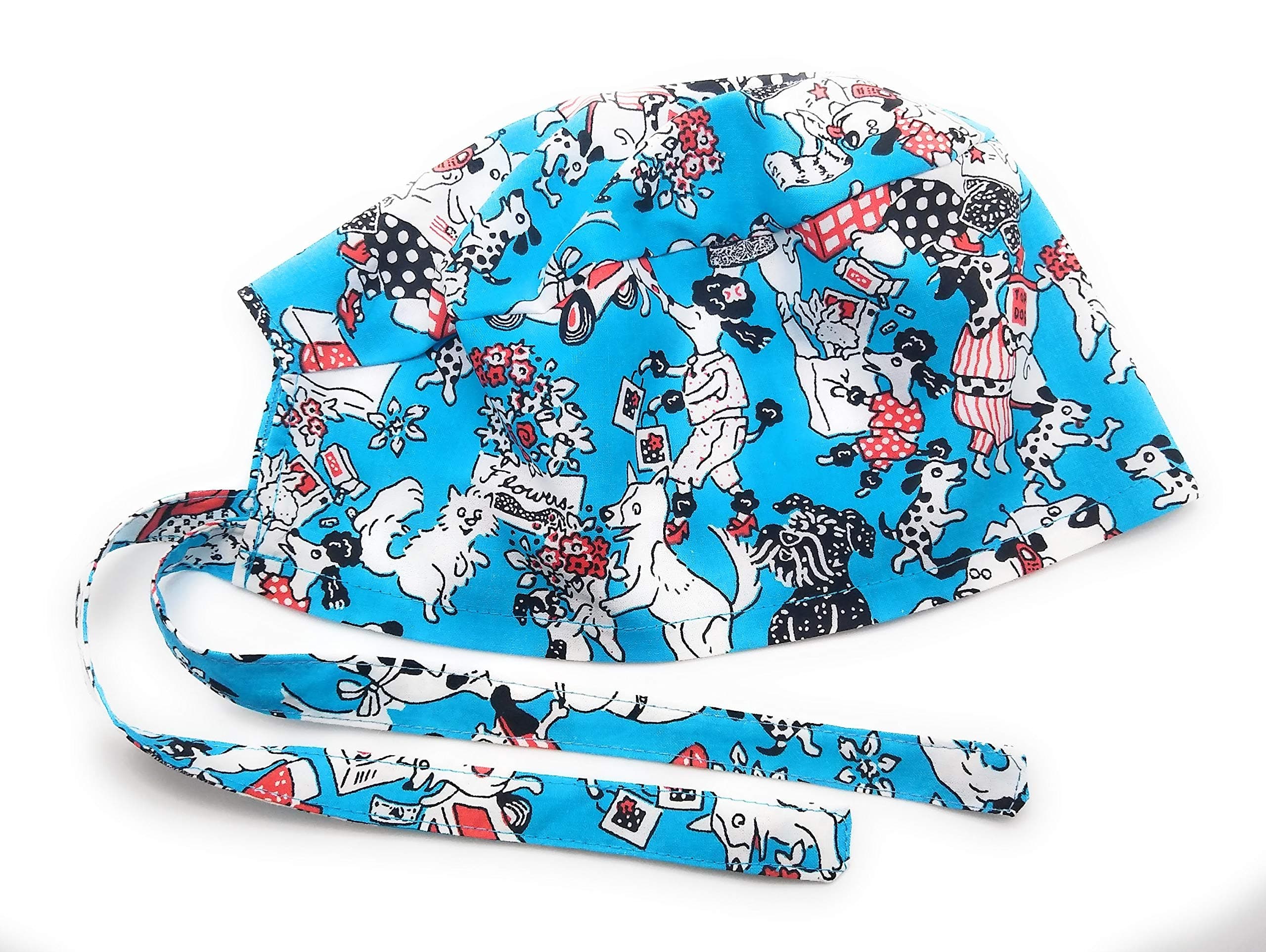 Scrub Hat Cartoon Superheroes Fabric Nurse Cap Doctor Do-Rag ER Skull