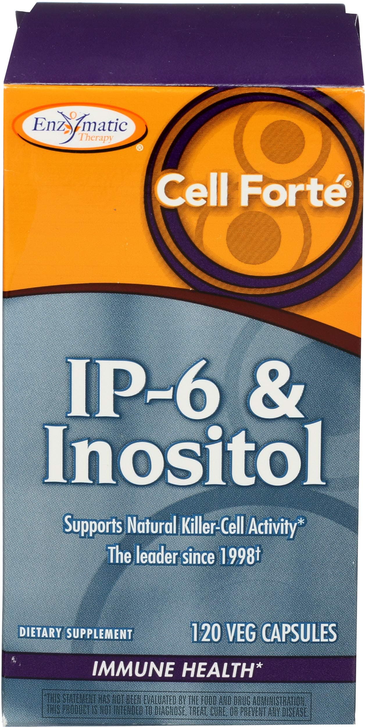 Enzymatic Therapy, Cell Forte IP 6 and Inostol, 120 Veggie Capsules