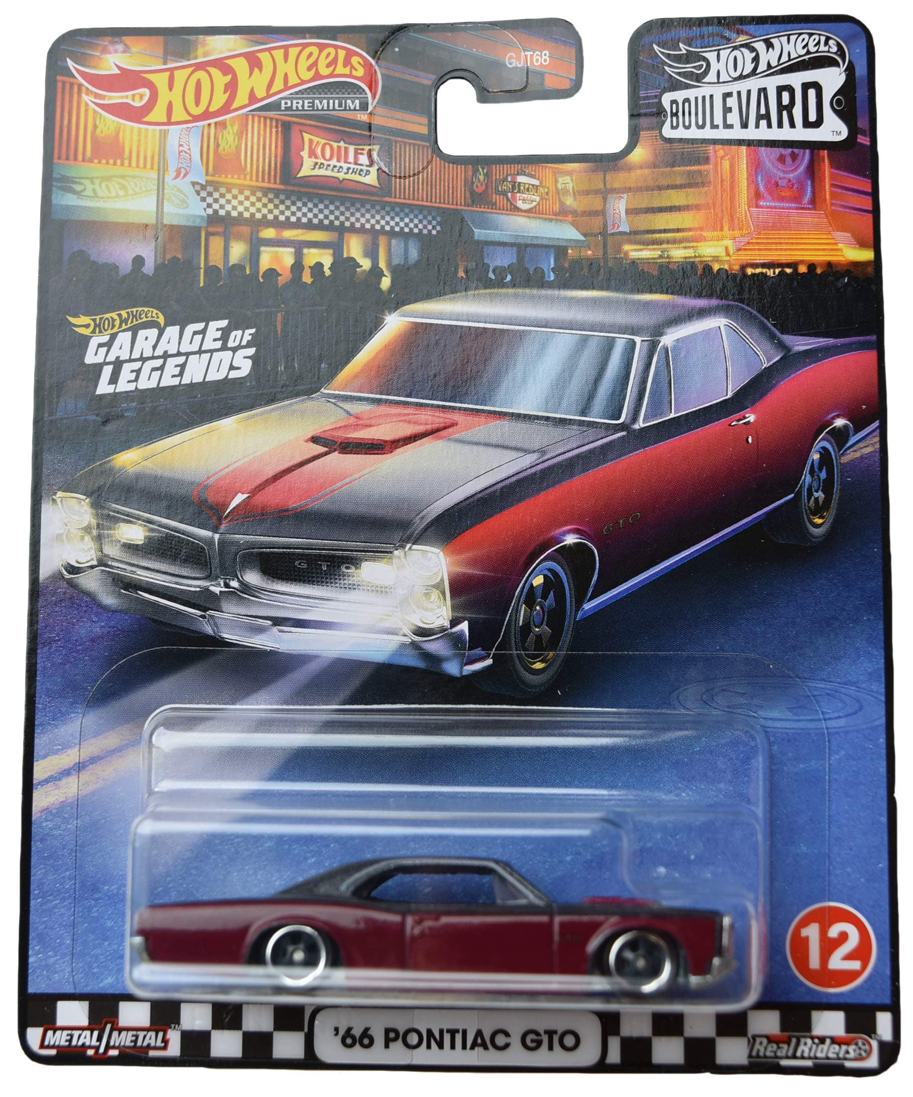 Hot Wheels Boulevard '66 Pontiac GTO, red/Gray top