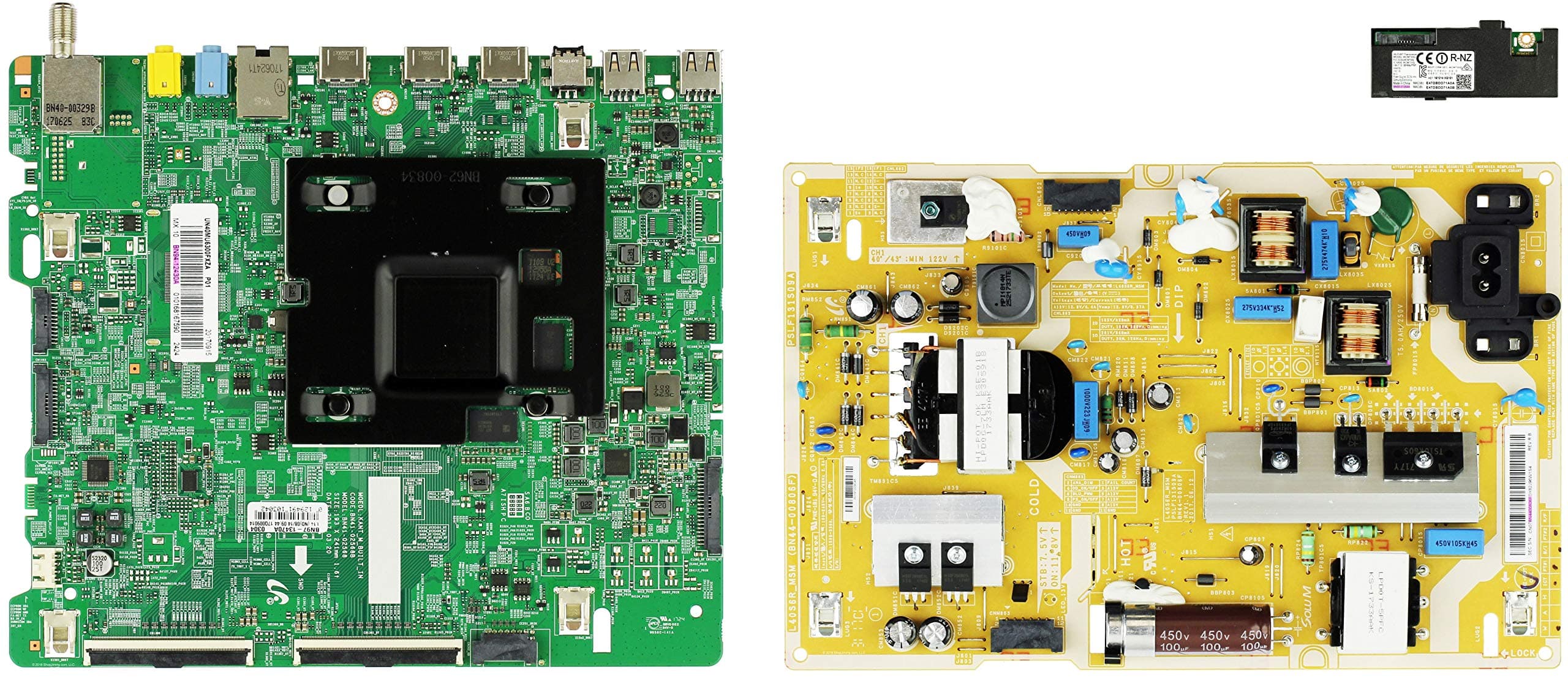 ShopJimmy UN40MU6300FXZA (Version FB02) Complete LED TV Repair Parts Kit