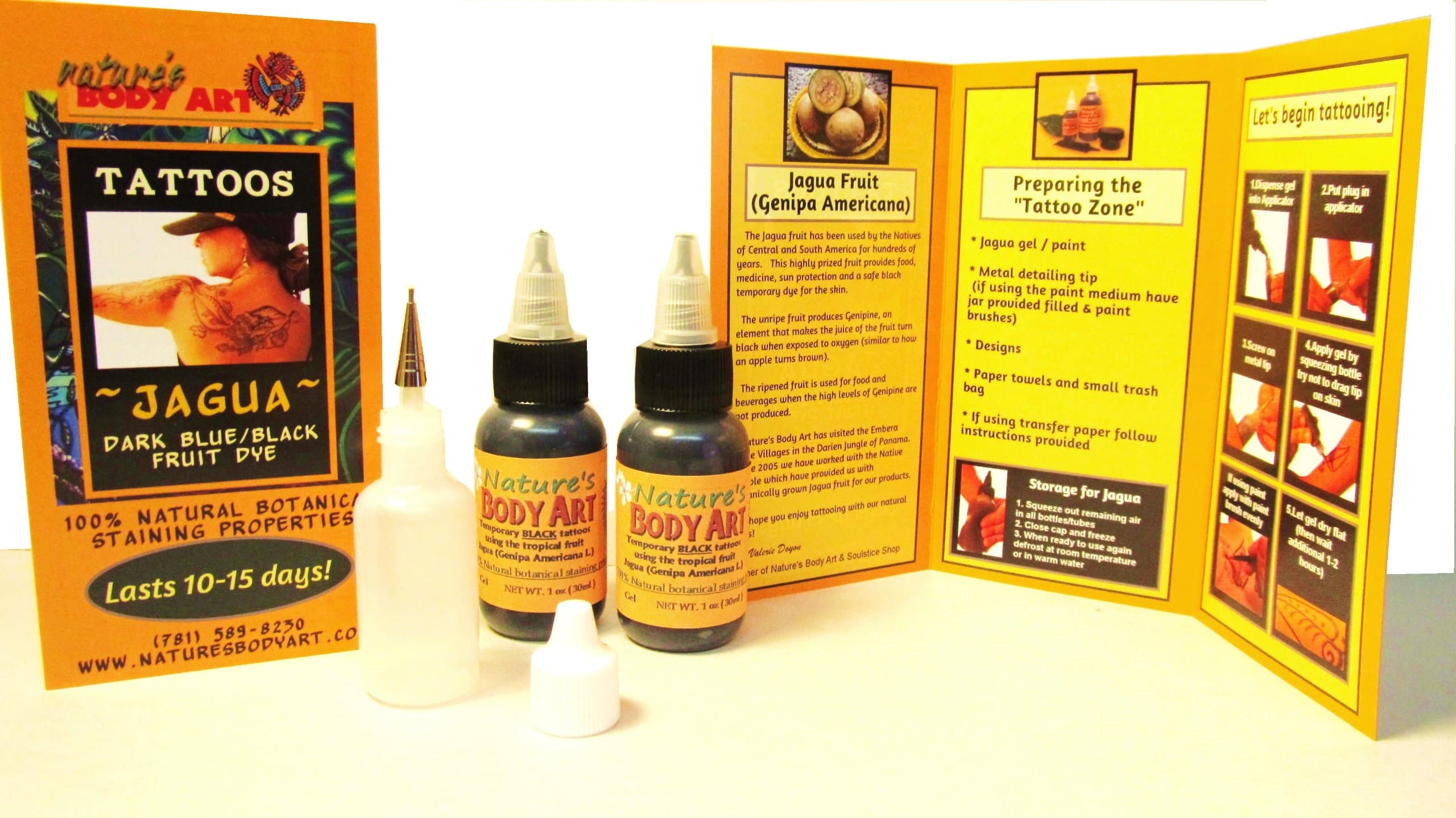 Jagua Gel -2 Ounces (60ml)Support Non-Profit70+ DesignsReady to Use (No Mixing Necessary) Applicator & Detailing Tip Included