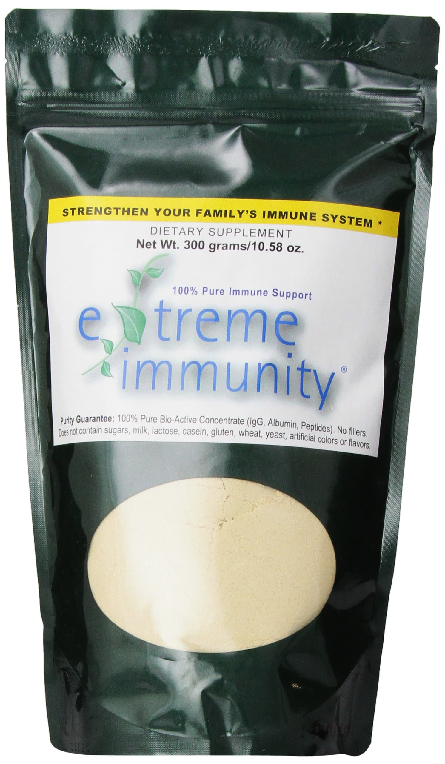 Extreme Immunity 100% Pure Immune Support / Two Month Supply, 300 Gram Container.