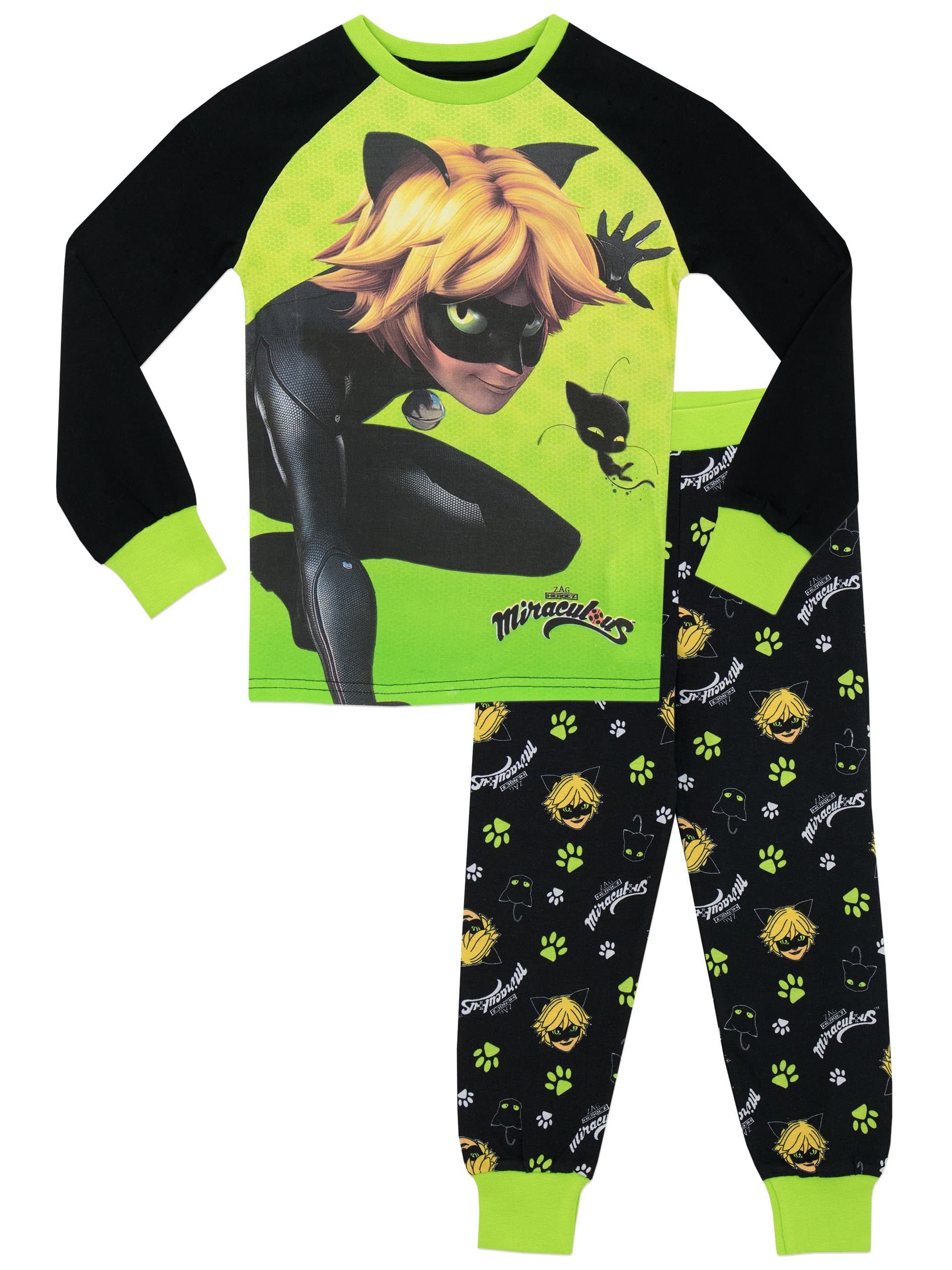 Miraculous Ladybug Boys' Cat Noir Pajamas