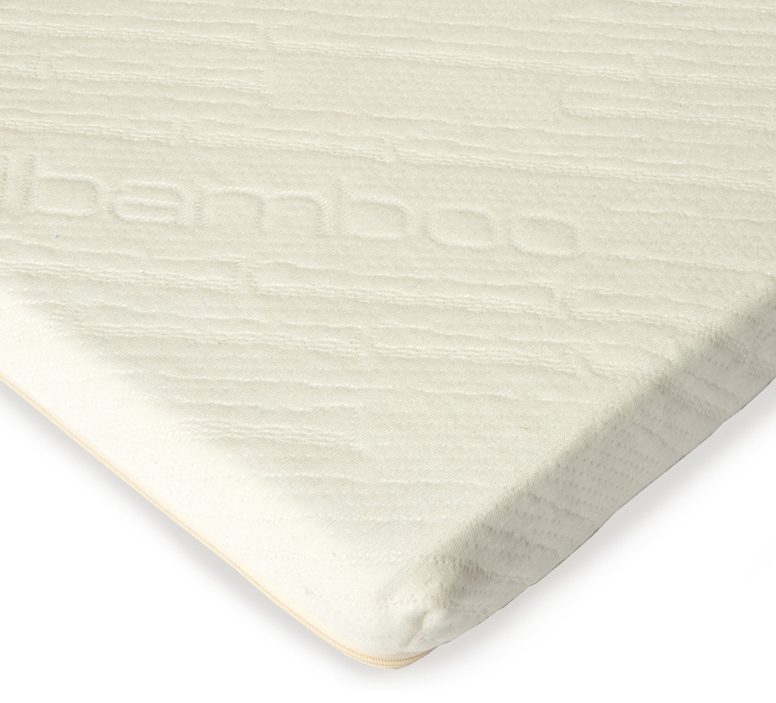 Sleep Creations Aerus Natural 2-1/2-Inch Memory Foam Mattress Topper with Cover, Queen