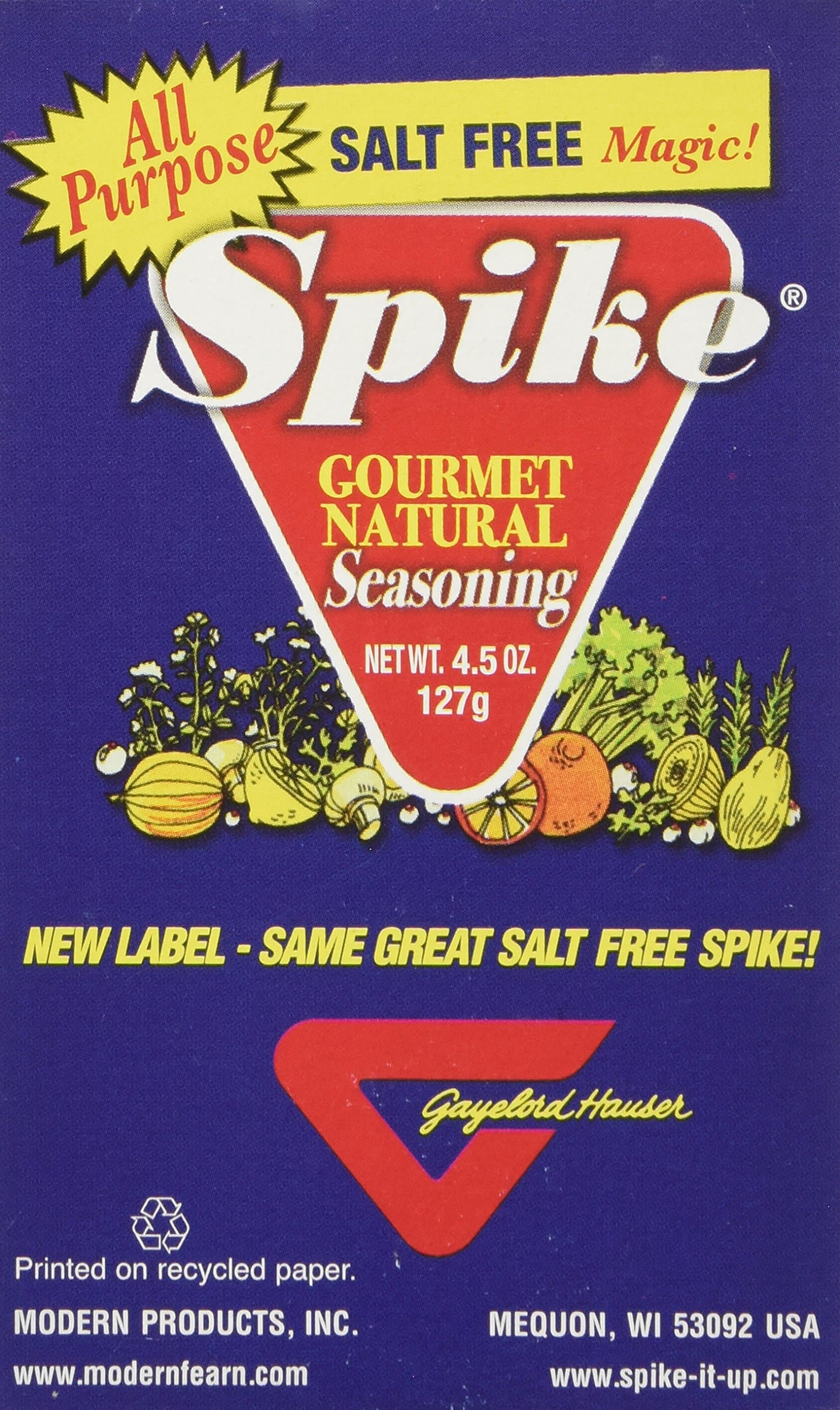 SpikeSeasoning Gaylord Hauser 4.5 oz Packet