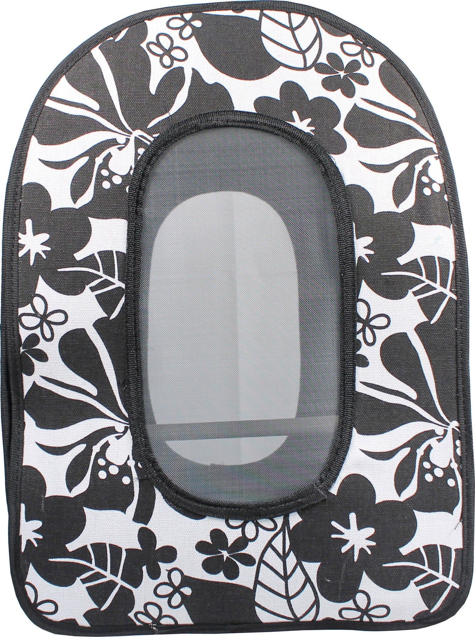 A&E CAGE COMPANY 001374 Black Happy Beaks Soft Sided Bird Travel Carrier, 13.5 x 9 x 18.5