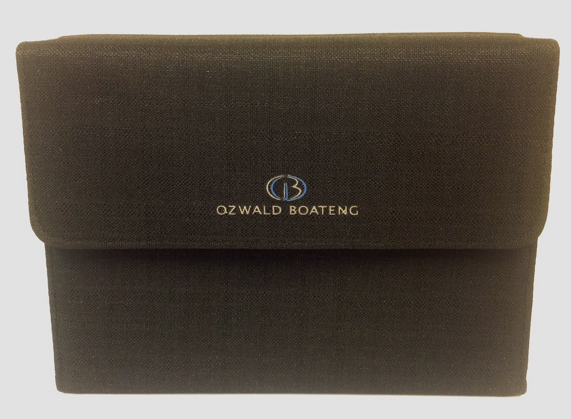 NEW OZWALD BOATENG TOILETRY TRAVEL BAG IN RED & BLACK