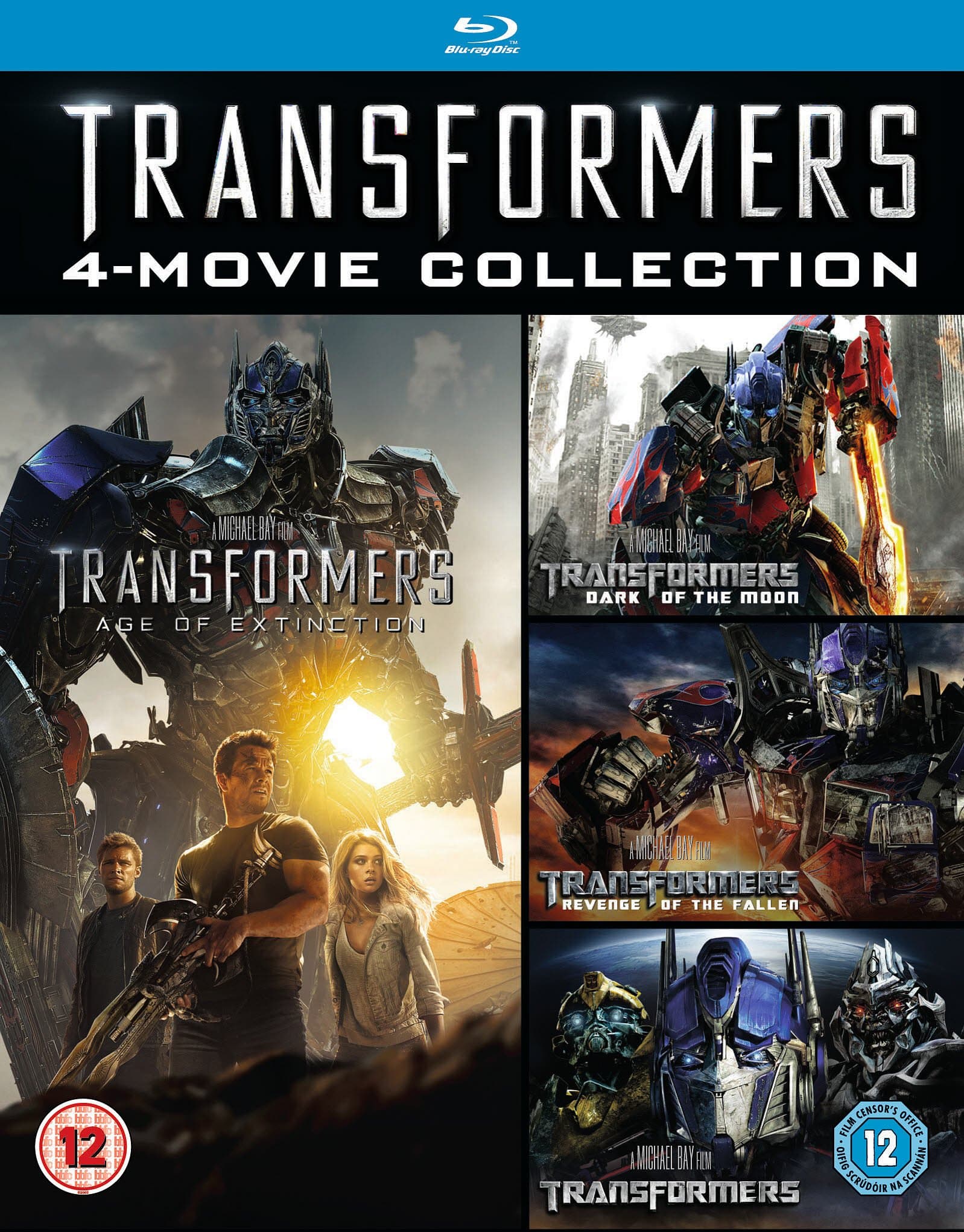 Transformers 1-4 [Blu-ray] [Region Free]