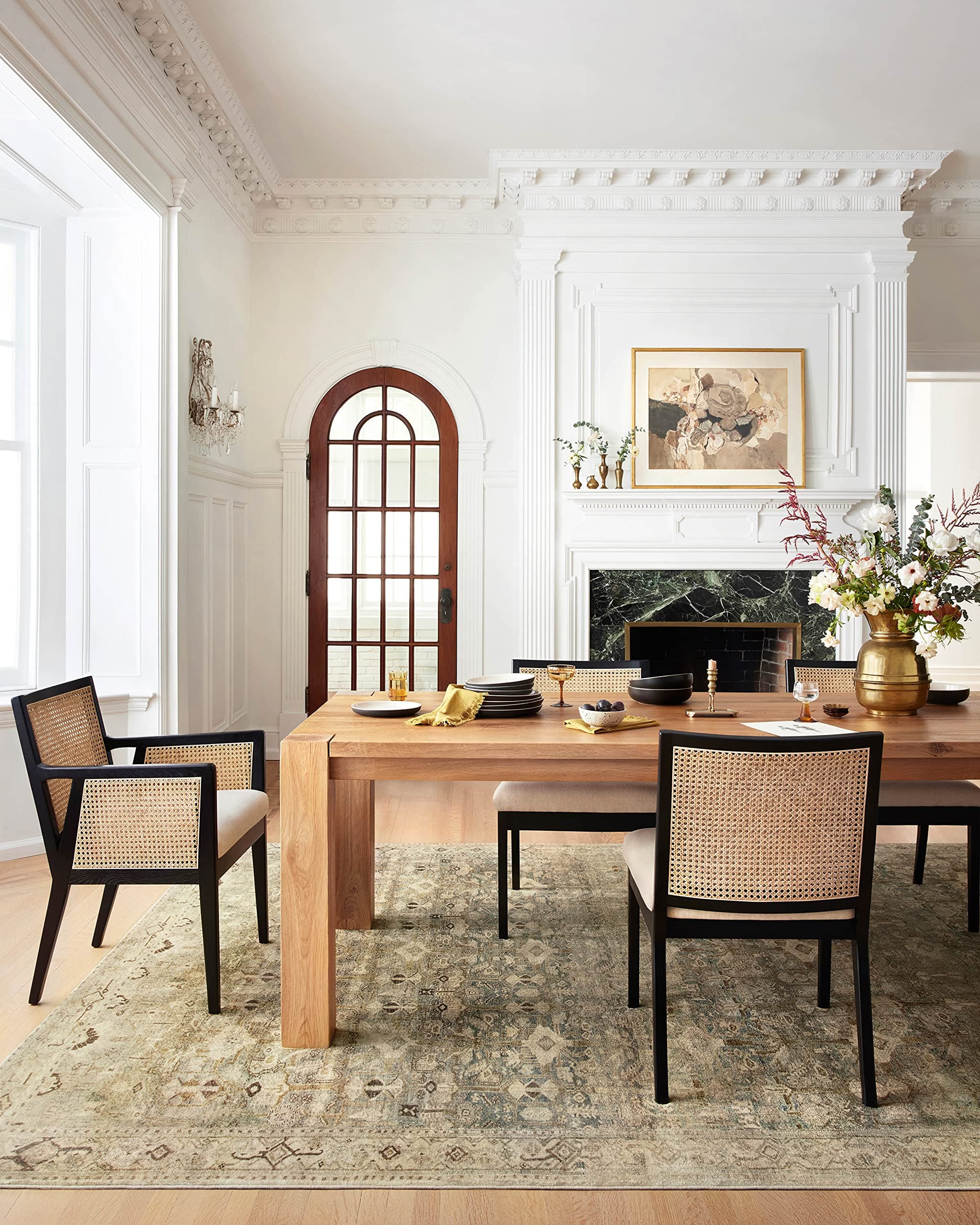 Margot Collection MAT-04 Antique/Sage 2'-6" x 7'-6" Runner Rug feat. CloudPile, No-Shed Easy Clean Large Patterned Area Rug for Living Room, Bedroom, Dining Area