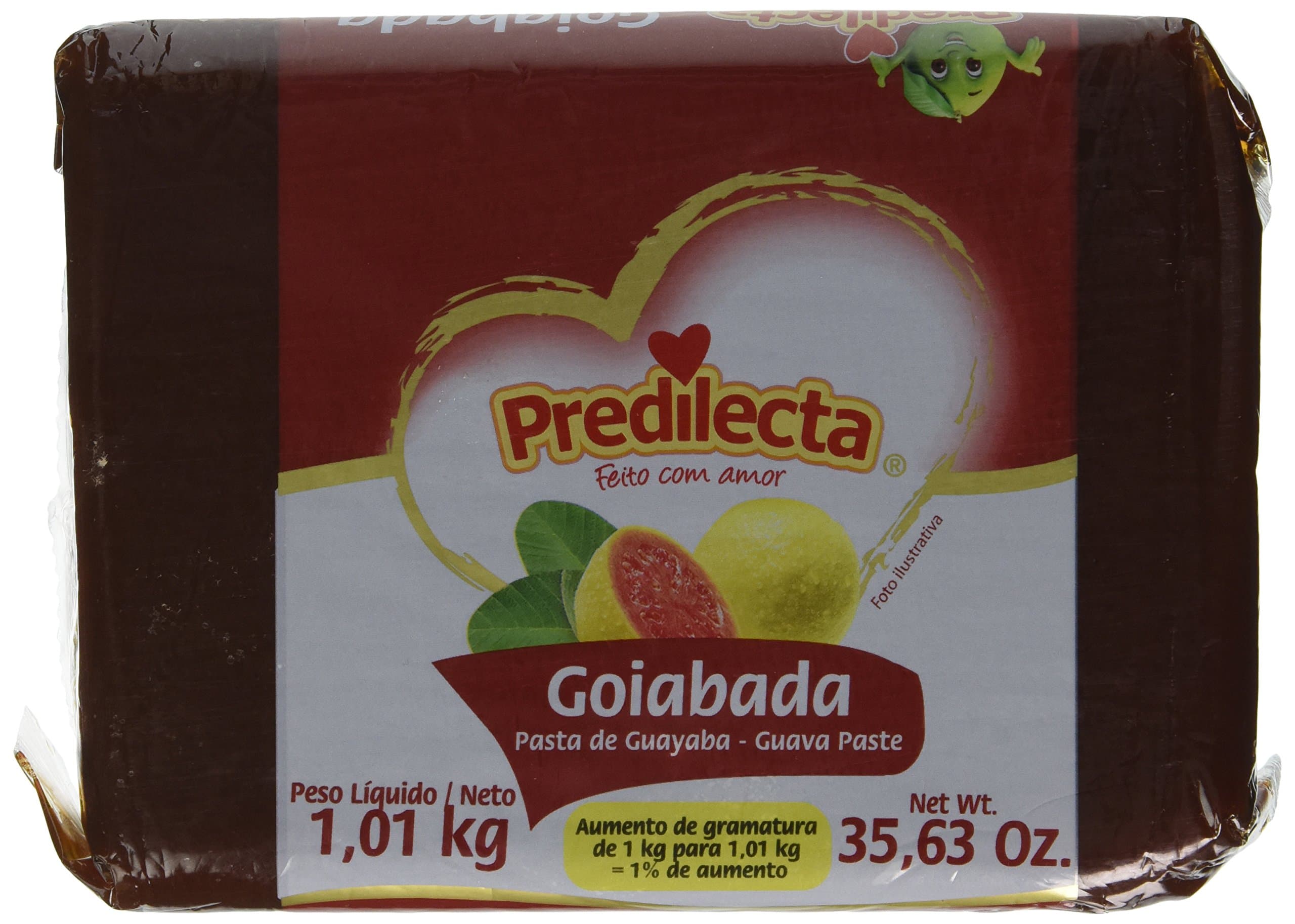Predilecta Guava Paste - 35.27oz | Goiabada Predilecta - 1kg - (PACK OF 02)