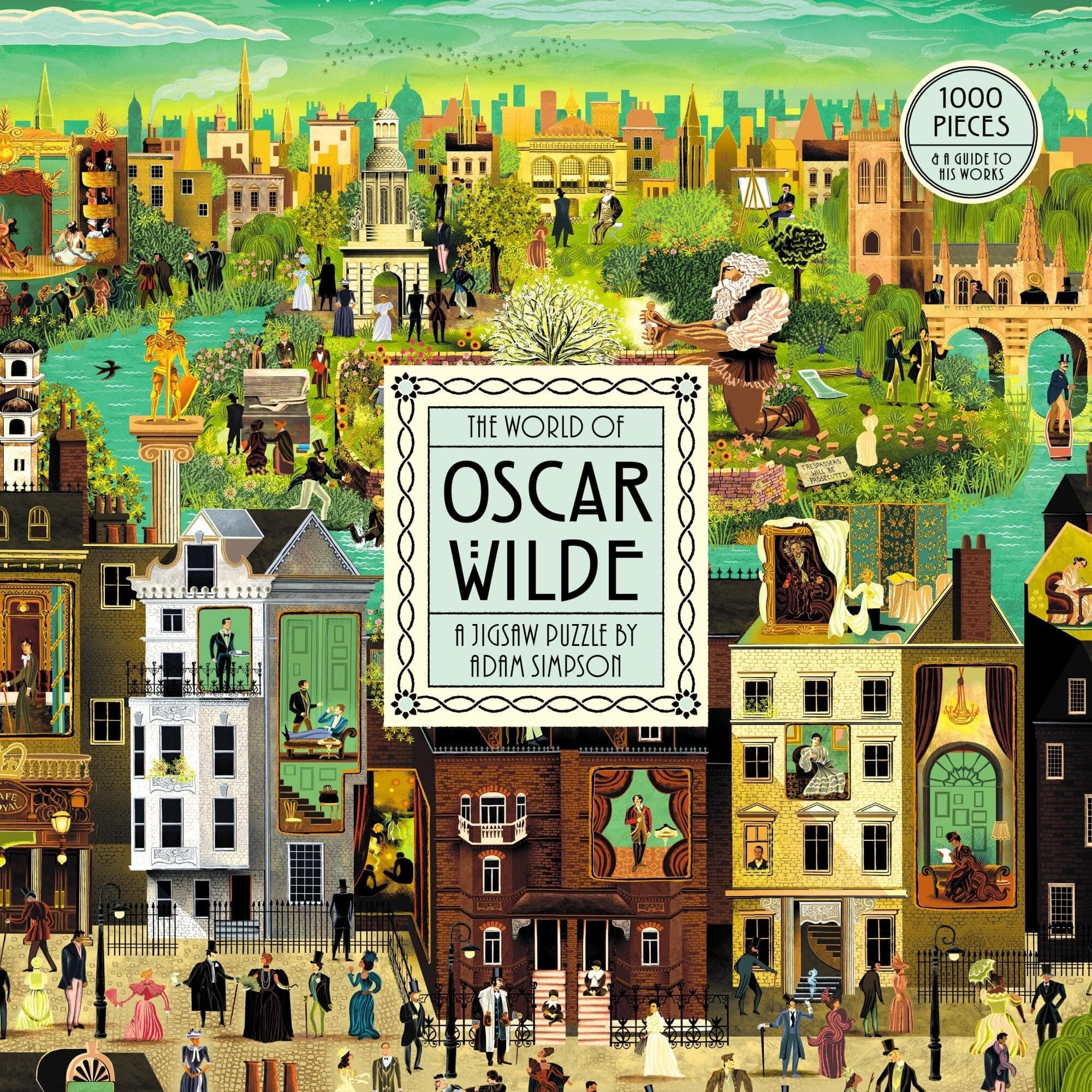 The World of Oscar Wilde 1000 Piece Puzzle: A Jigsaw by Adam Simpson