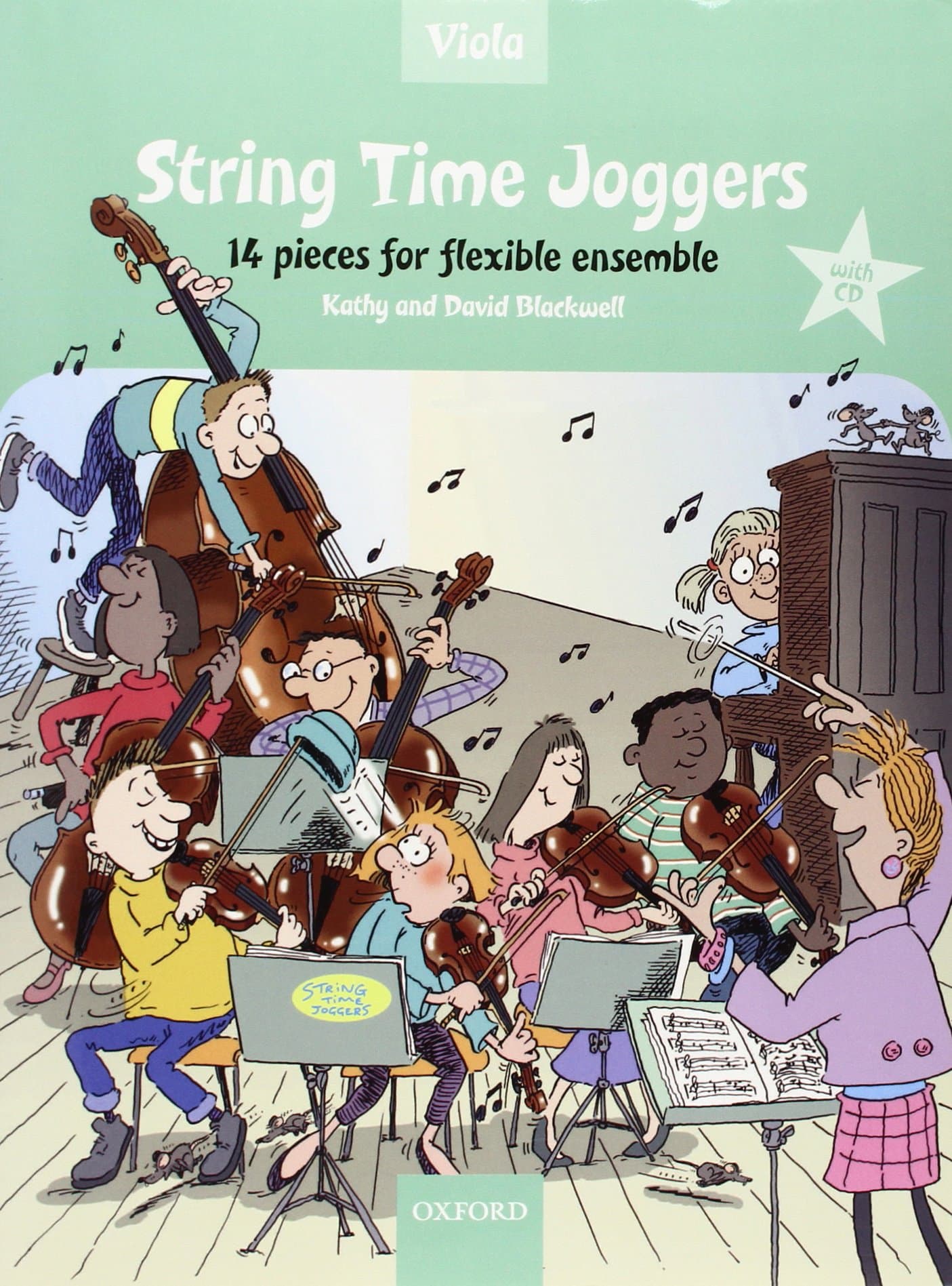 String Time Joggers Viola book + CD 14 pieces for flexible ensemble
