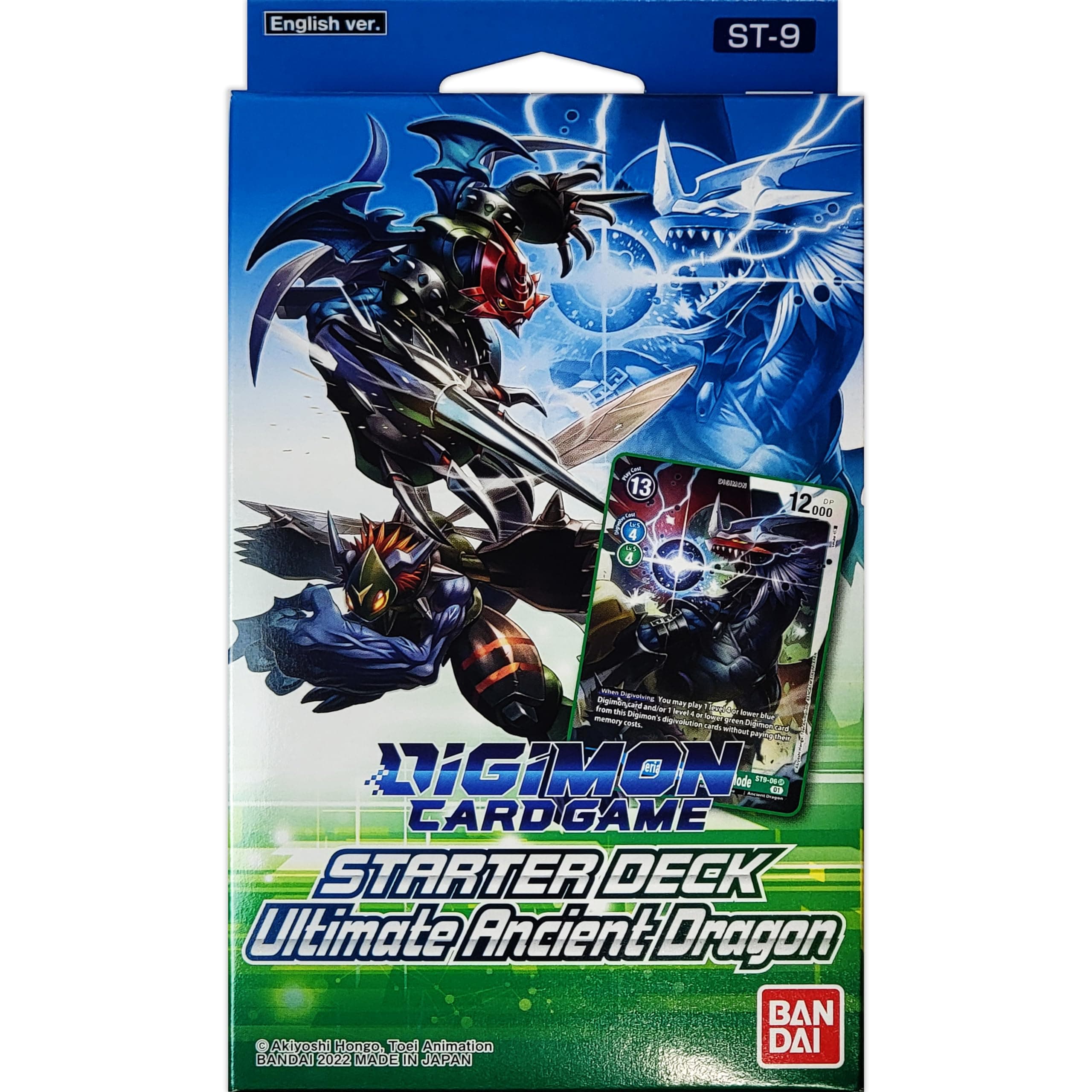 Bandai | Digimon Card Game: Starter Deck - Ancient Dragon ST9 | Card Game | Ages 6+ | 2 Players | 10 Minutes Playing Time, Multicolor,1. Starter Decks,BCL2611042