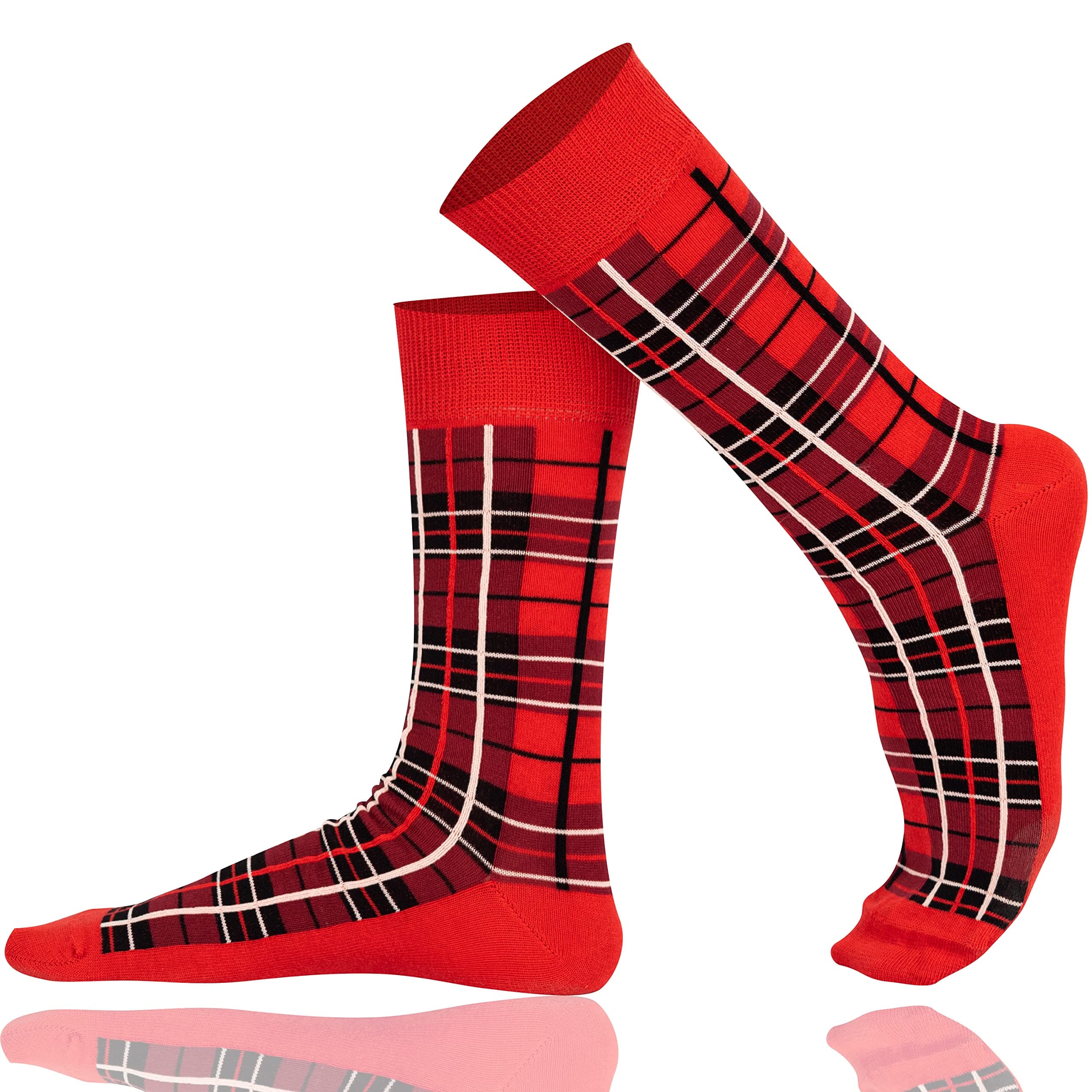 Mysocks Men Socks Tartan Design Checked Socks