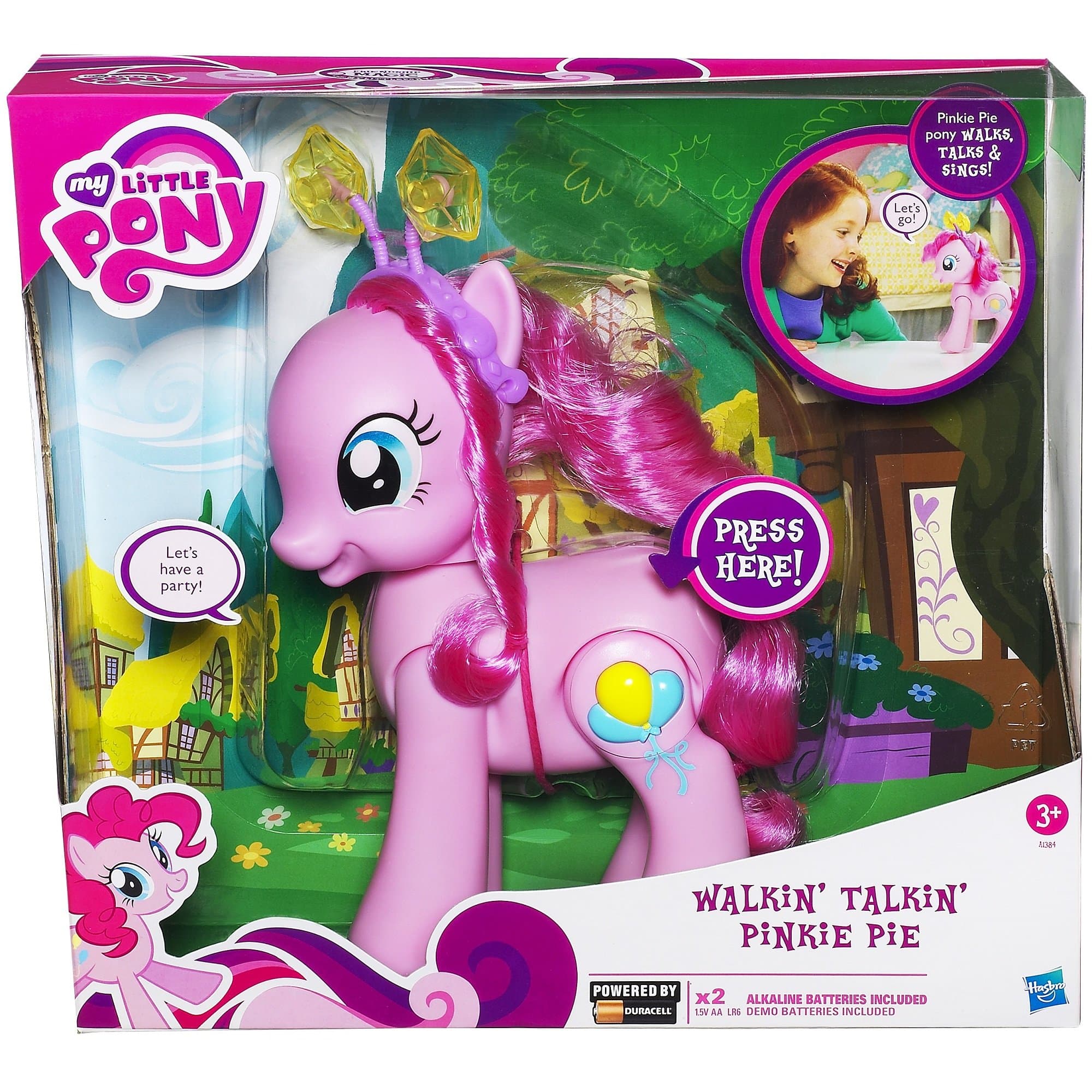 My Little Pony Walkin' Talkin' Pinkie Pie Pony. by Hasbro