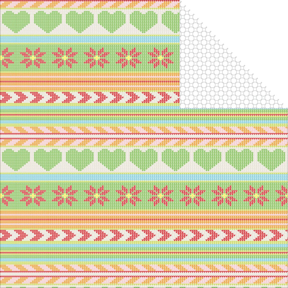 Jolly Good Double-Sided Cardstock 12"X12"-Sweater Weather