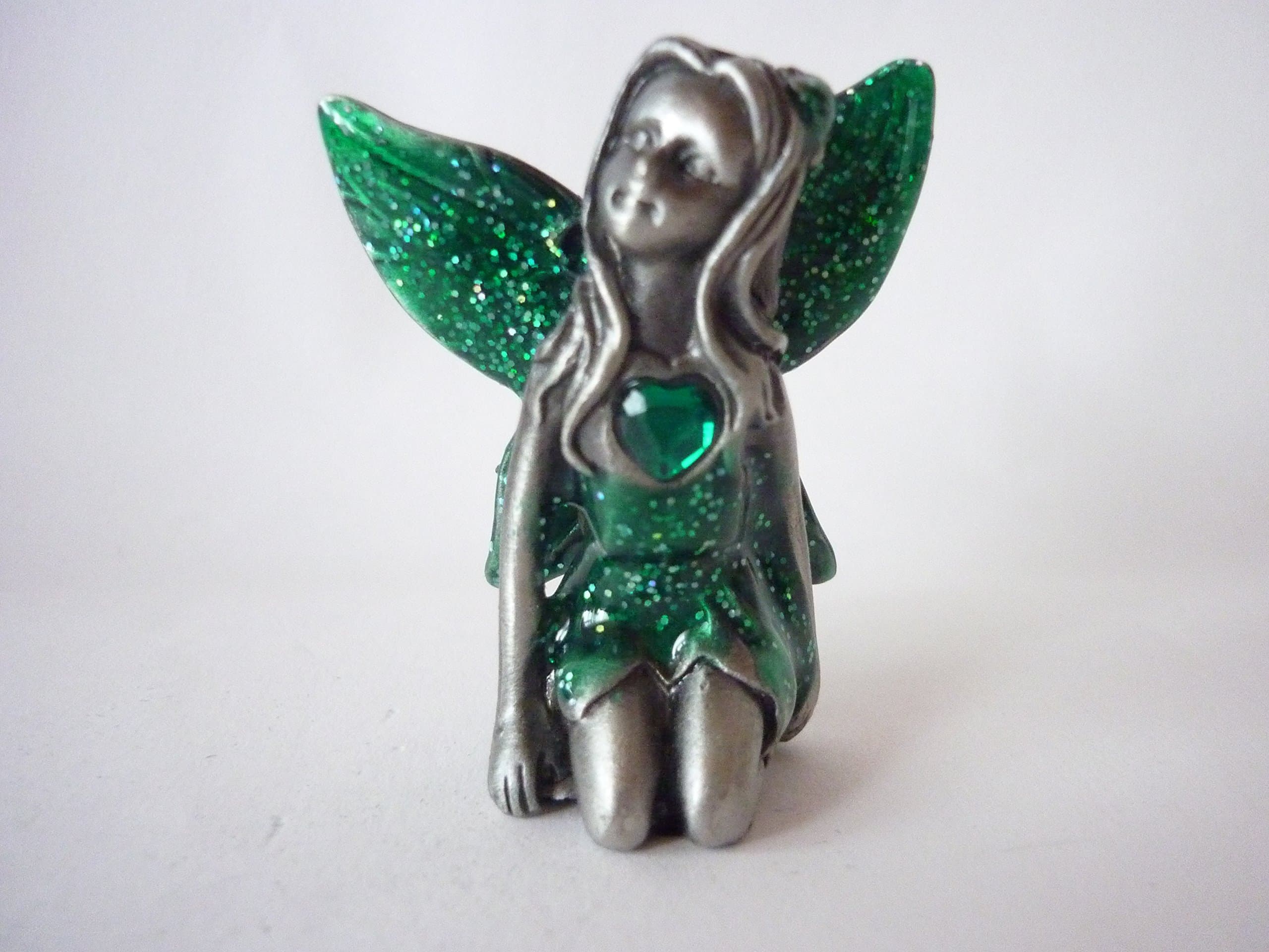 Shik Gifts August Fairy LEONARDO COLLECTION PERIDOT AUGUST BIRTHDAY FAIRY FOR GOOD LUCK