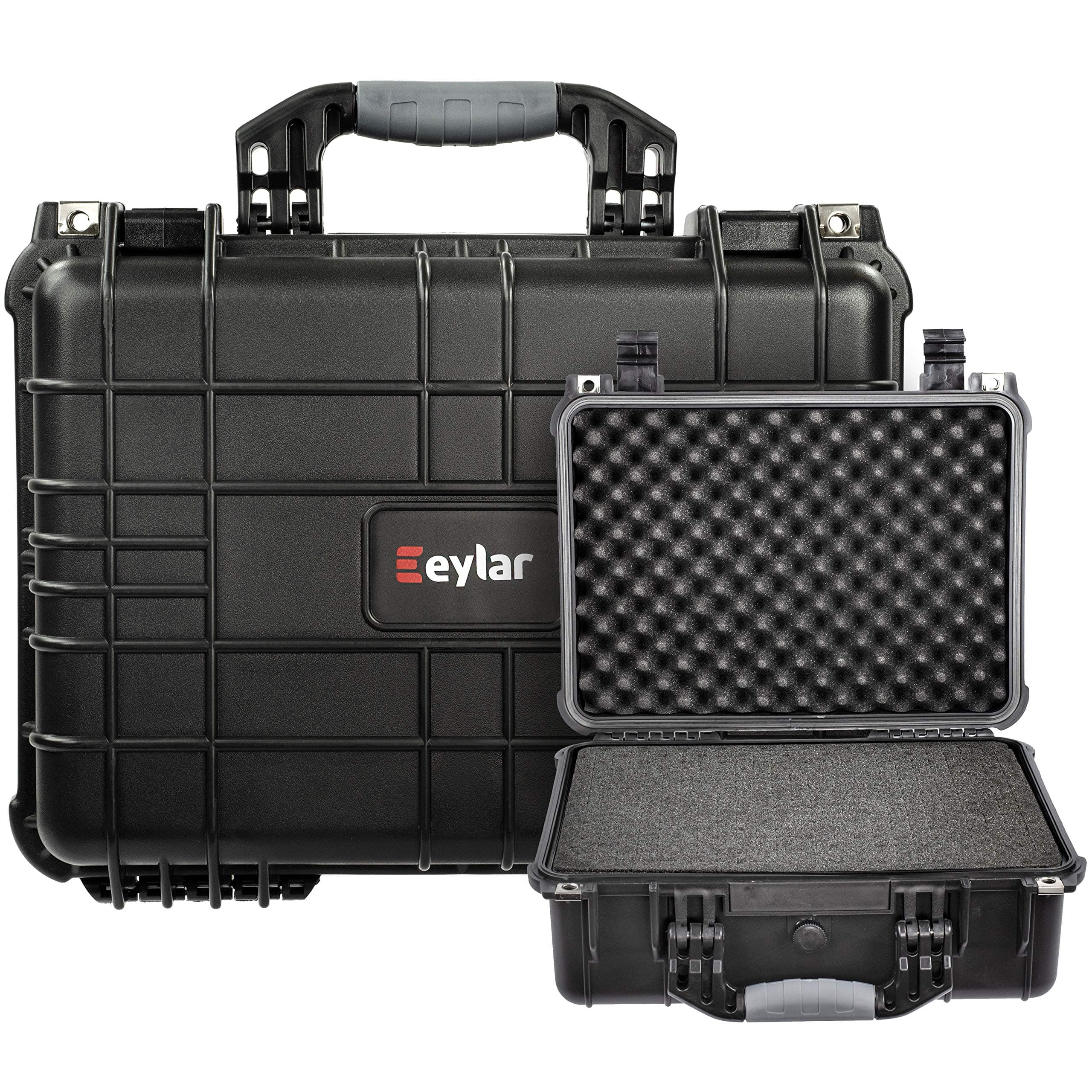 Eylar Standard 16" Gear, Equipment, Hard Camera Case Waterproof with Foam TSA Standards