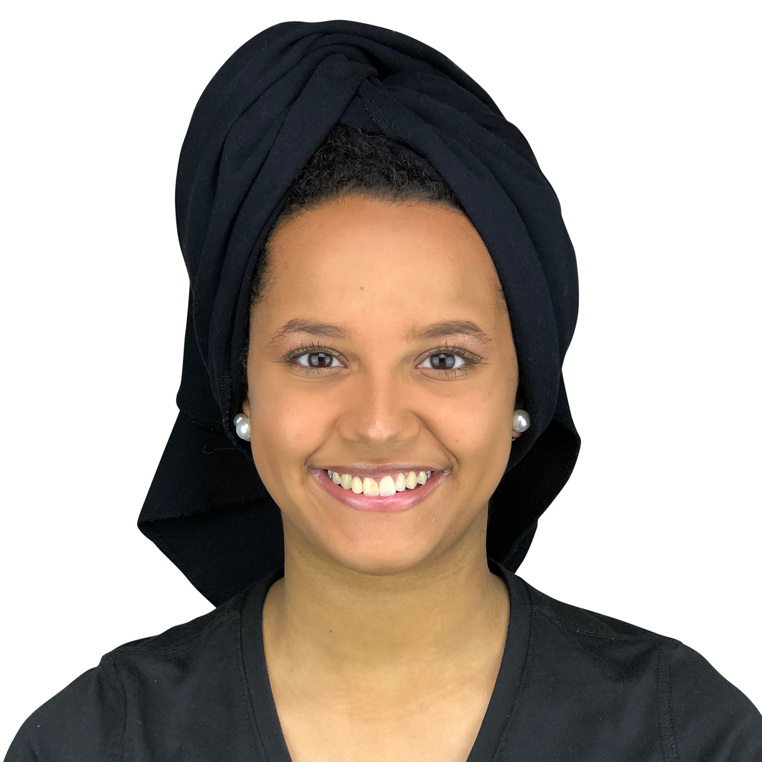 100% Cotton Absorbent T-Shirt Towel BLACK (49 X 32in) Have Healthy Hair Without The Damage or Frizz