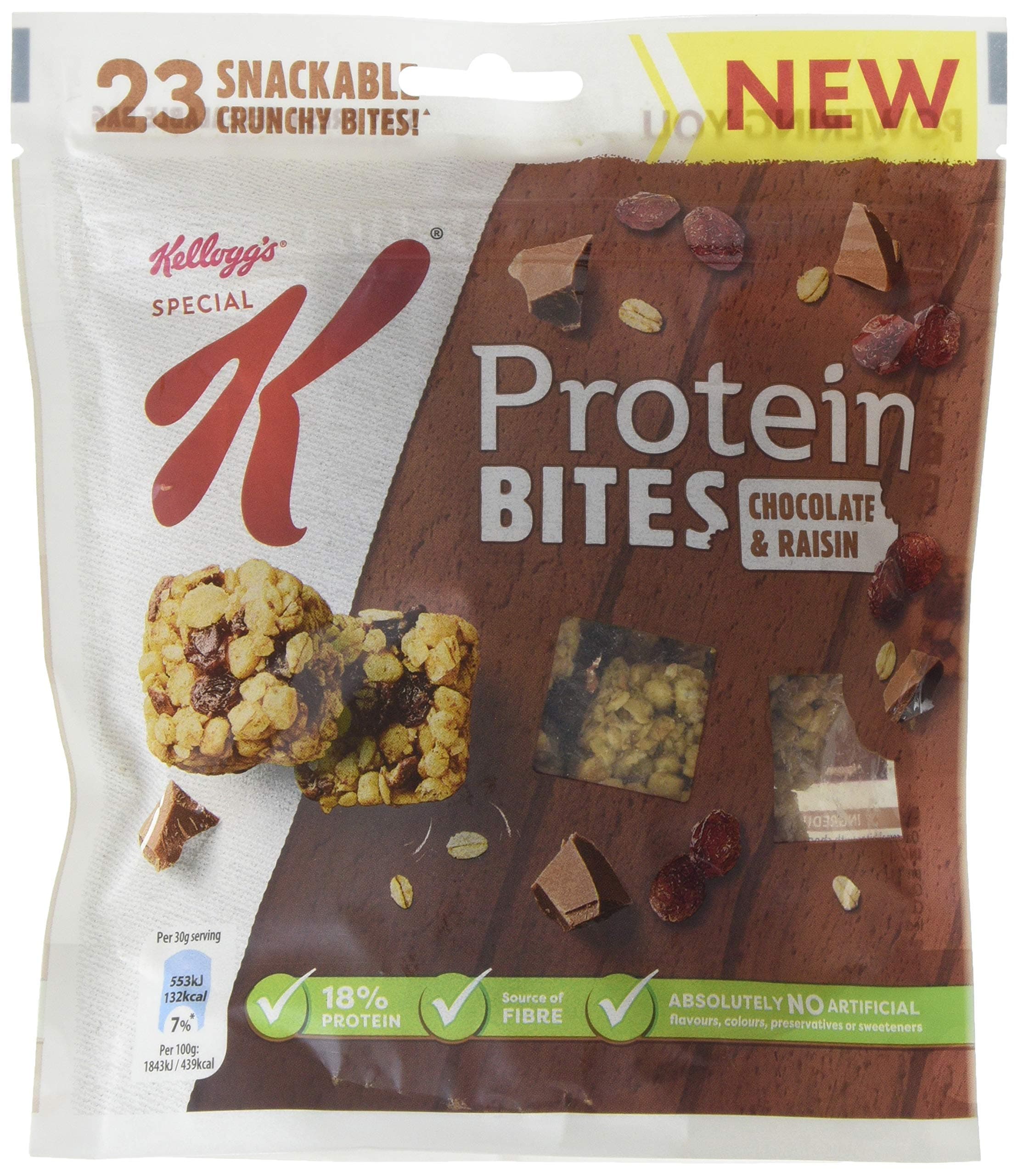 Kellogg's Special K Protein Bites, Chocolate and Raisin, 120g