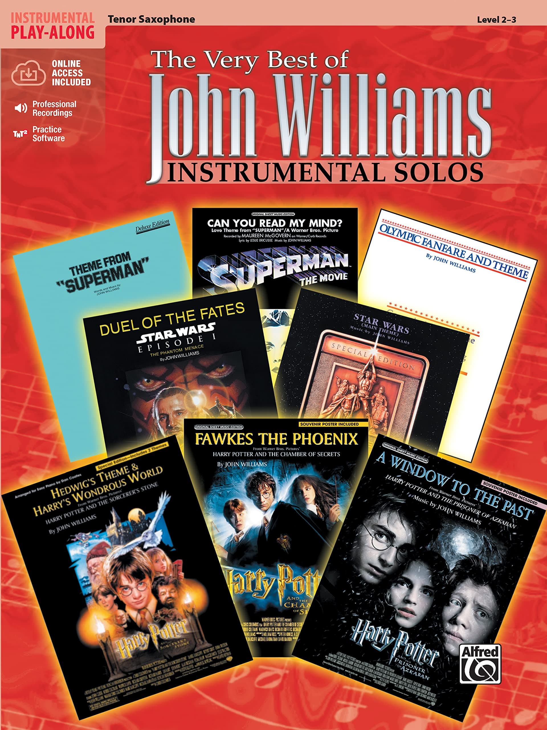 The Very Best of John Williams: Tenor Sax, Book & Online Audio/Software