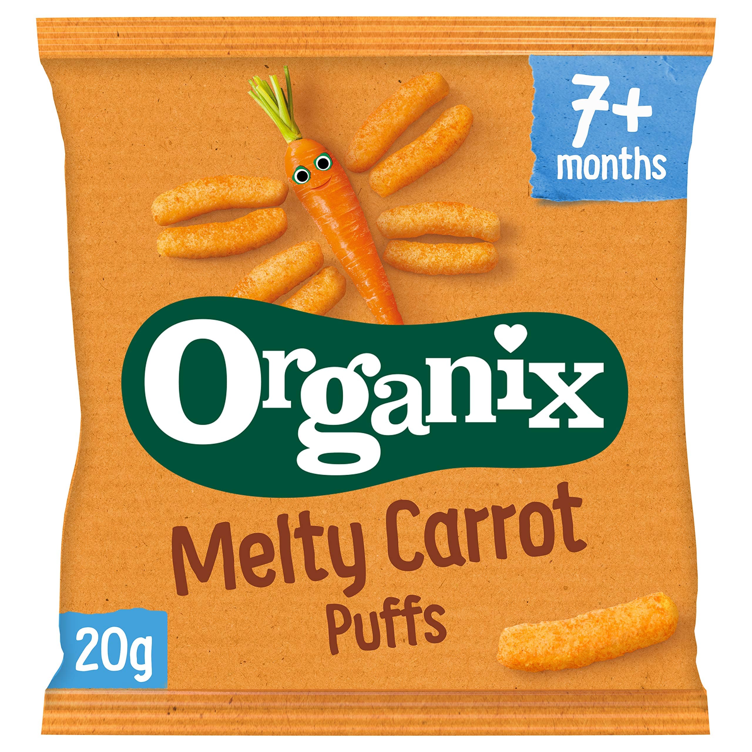 Organix Finger Foods Carrot Sticks, 20g