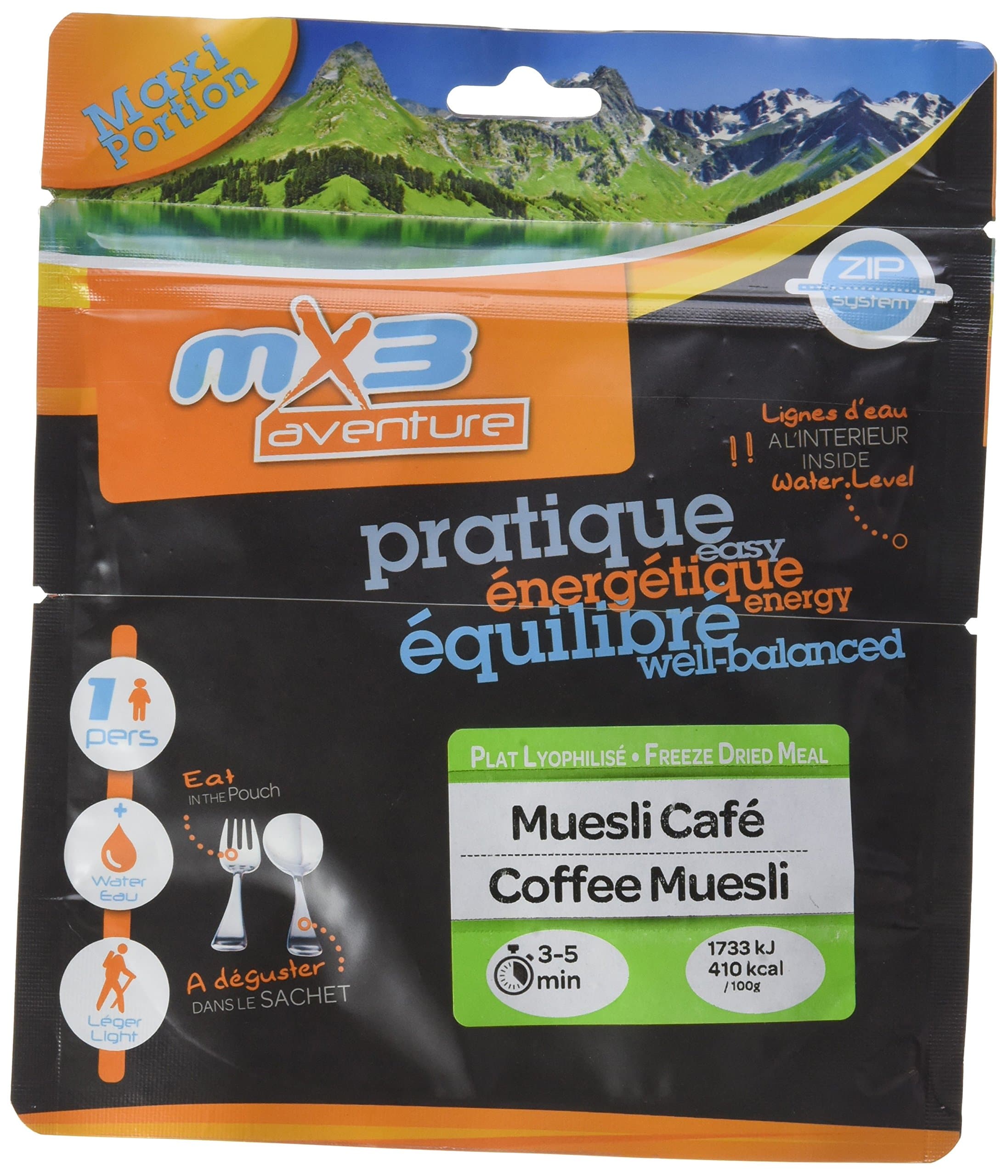 MX3 Adventure Freeze-Dried Meal Muesli Coffee