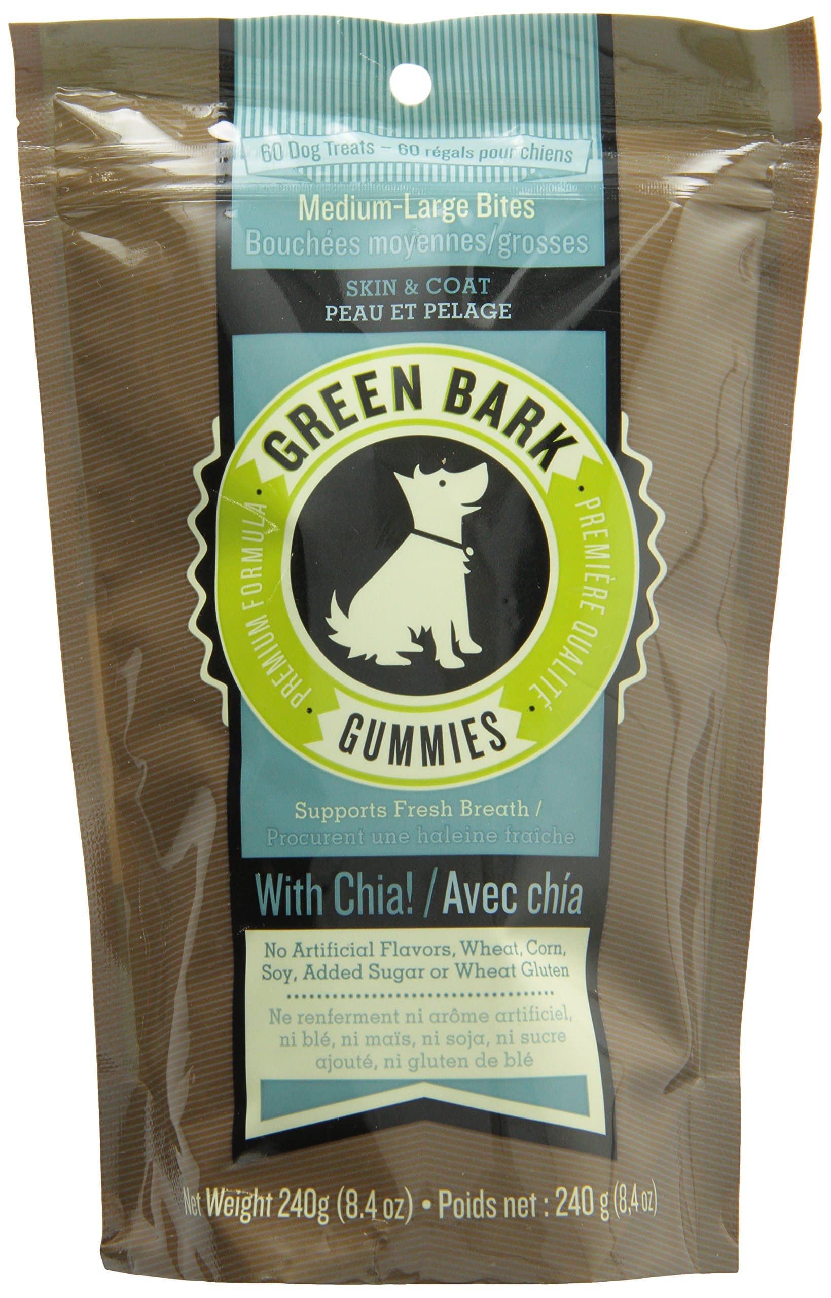 Skin & Coat Large Bites for Dogs

Net Wt 240g(8.4 oz)